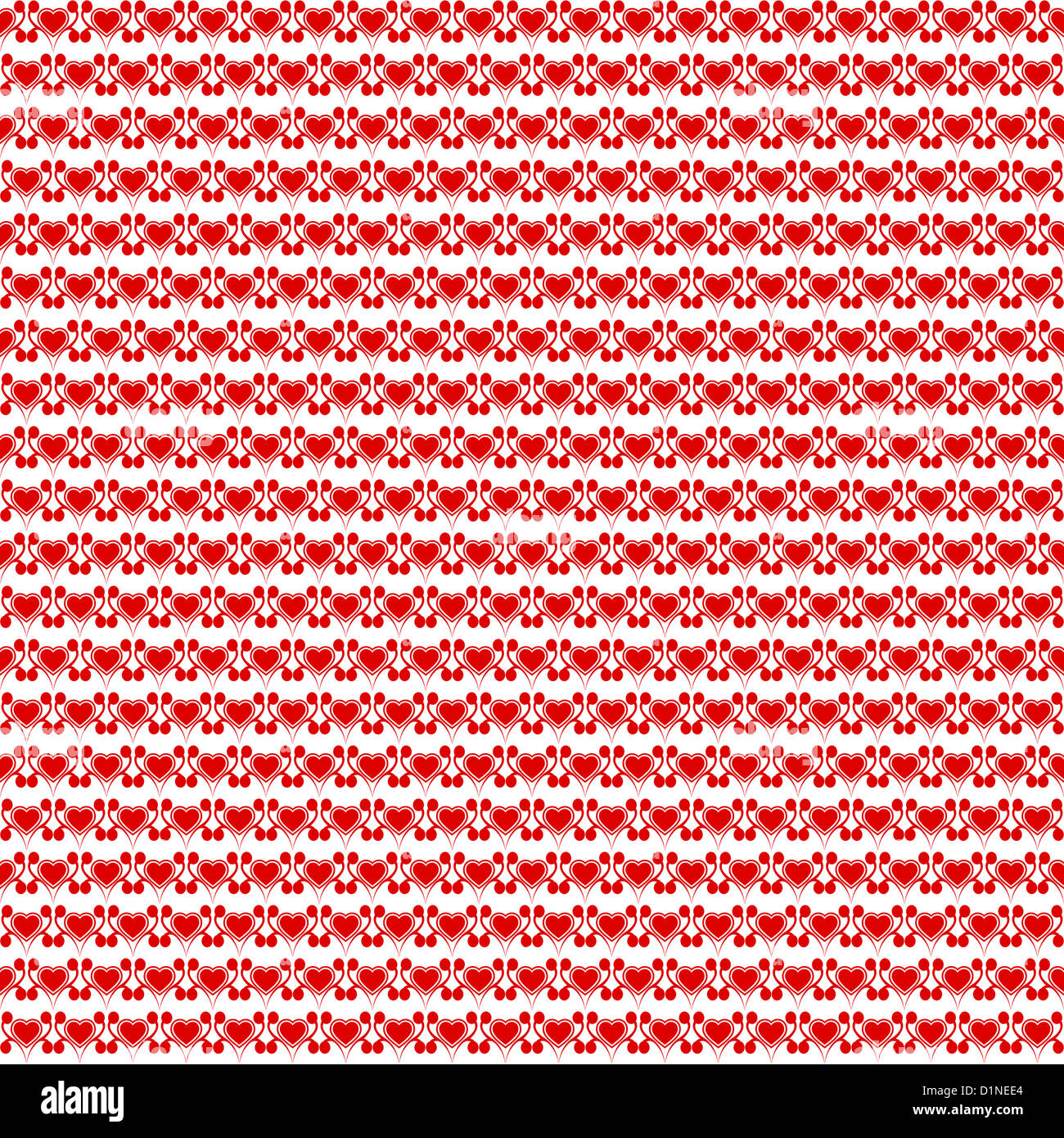 Beautiful background of seamless hearts pattern Stock Photo - Alamy