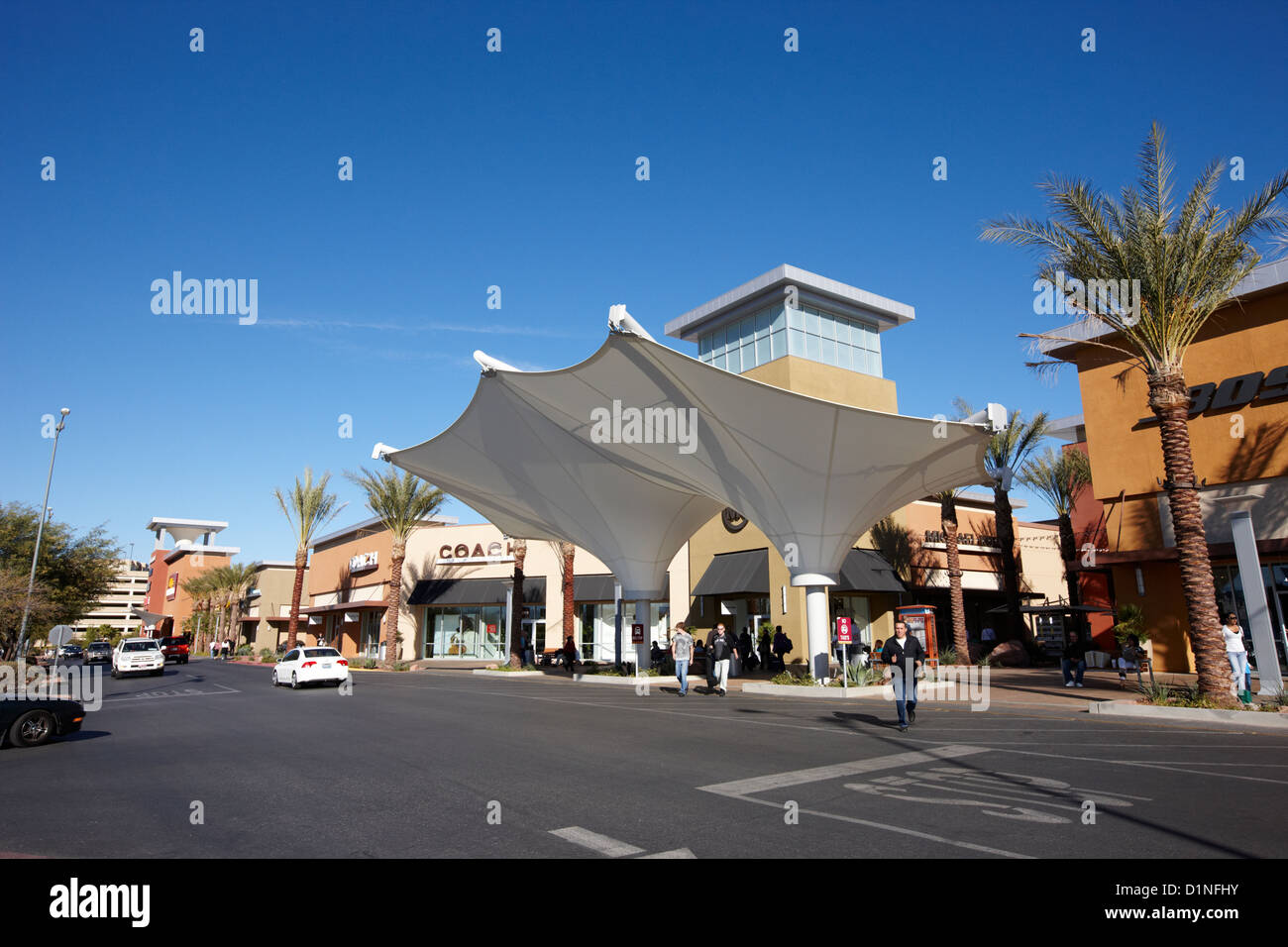 Las Vegas premium outlets shopping south Nevada USA Stock Photo