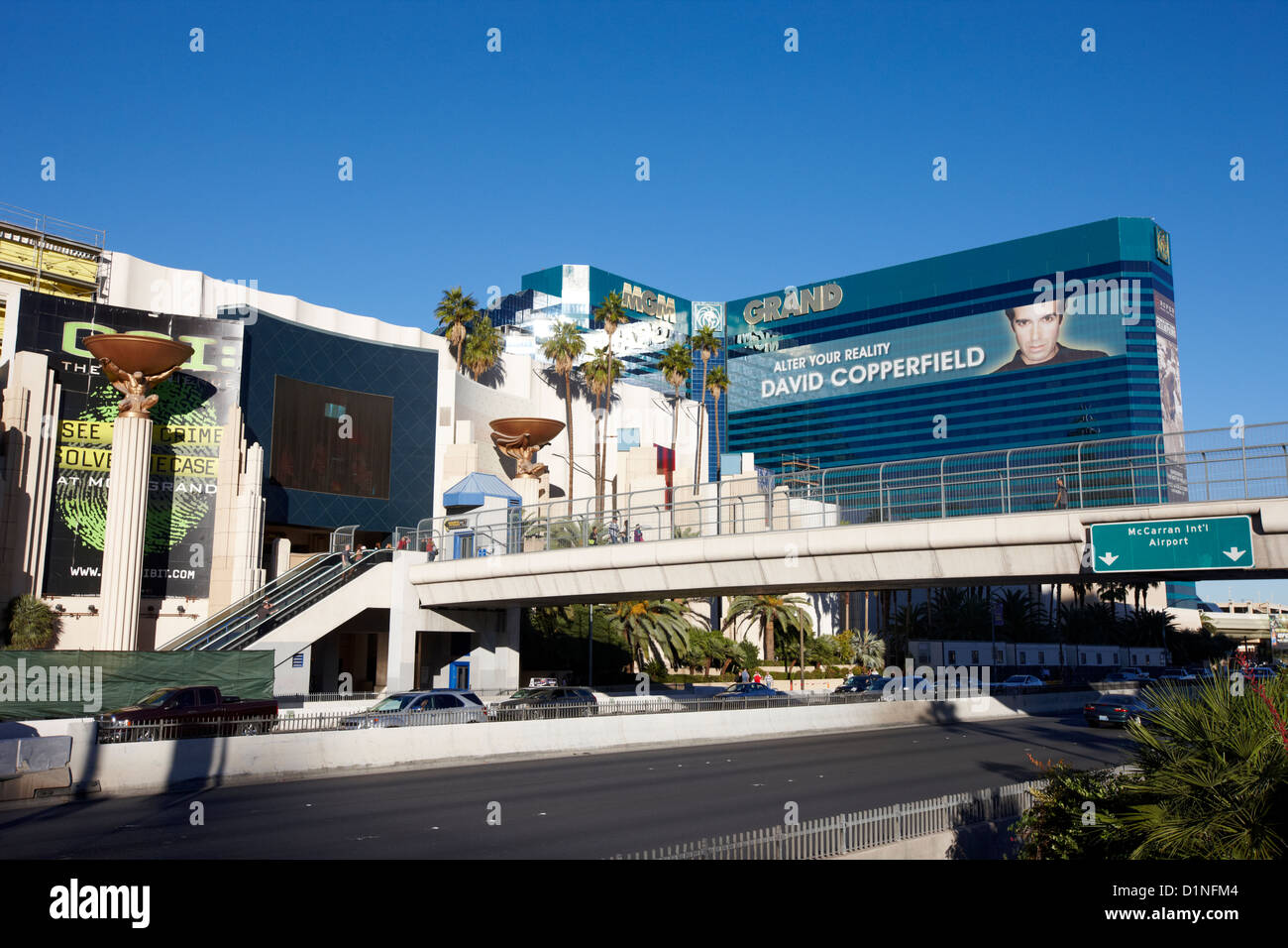 the mgm grand resort hotel and casino Las Vegas Nevada USA Stock Photo