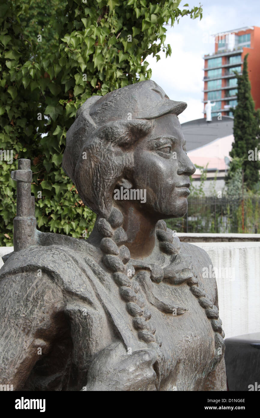 Old Socialist Realism Statues in Tirana from the Communist Era Stock ...