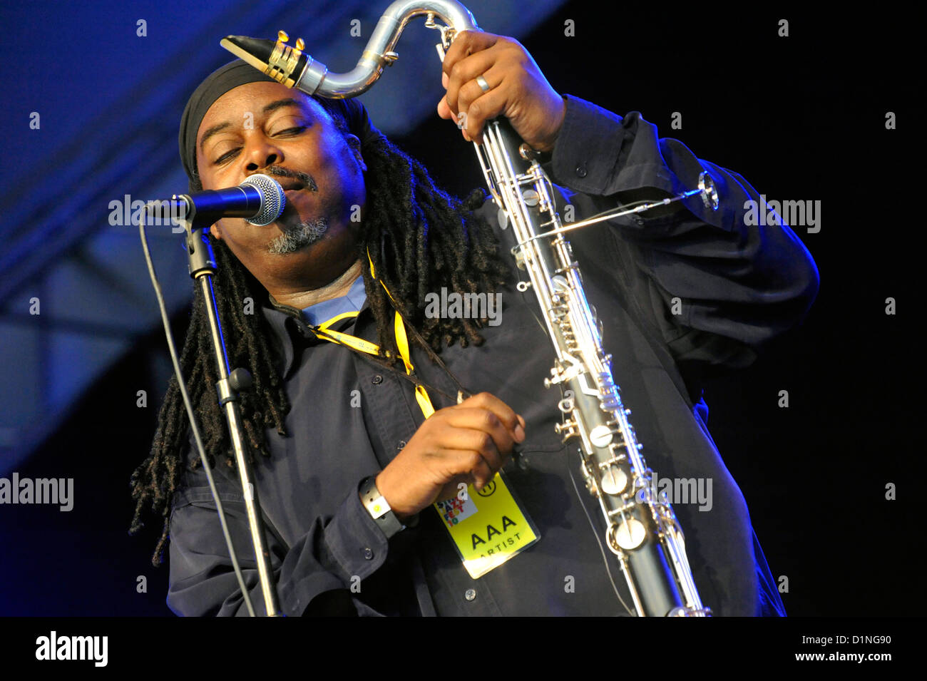 Contemporary jazz group performs at Stockholm Jazz Festival. The leader