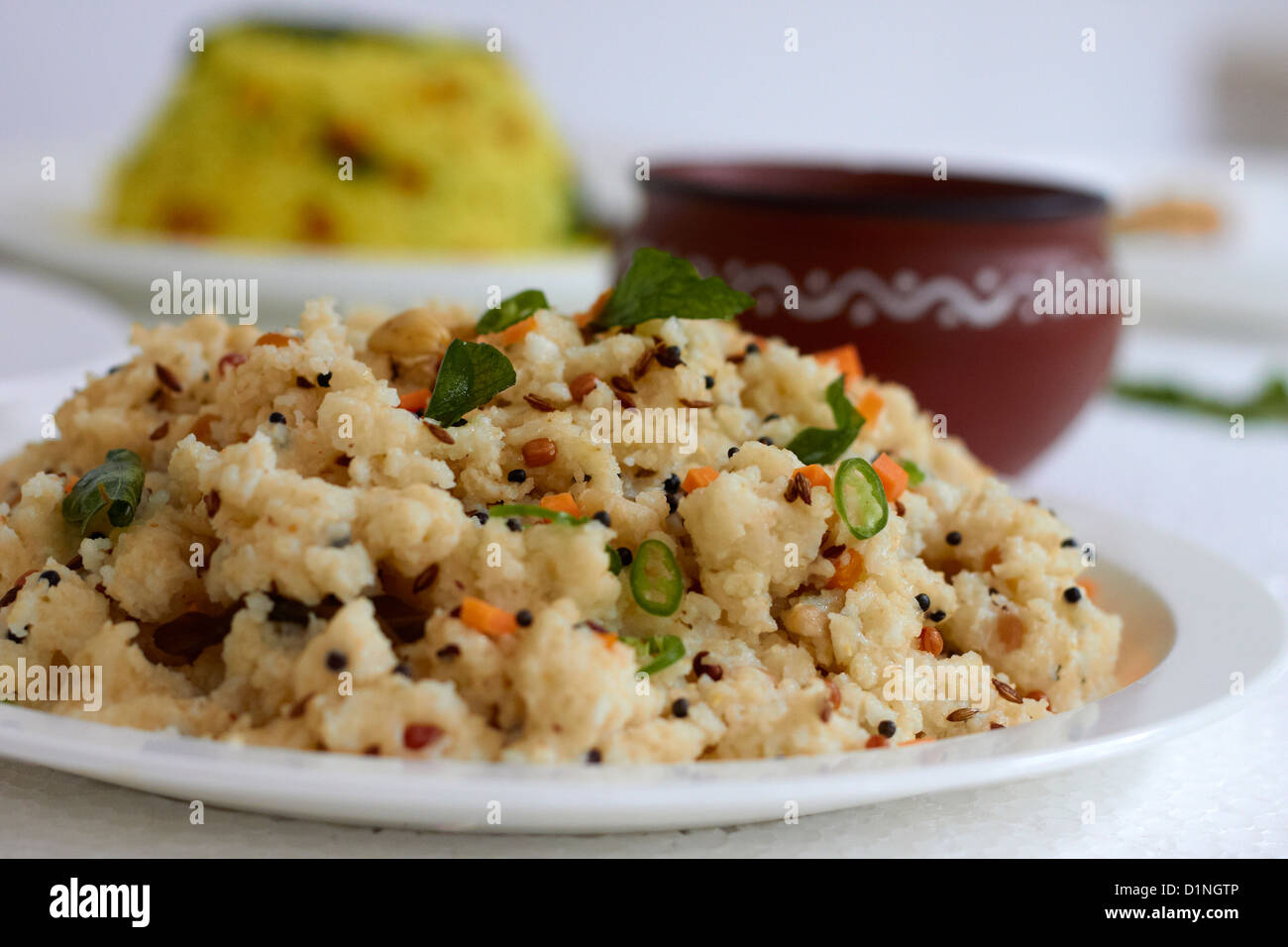 Upma is a famous south Indian dish Stock Photo Alamy