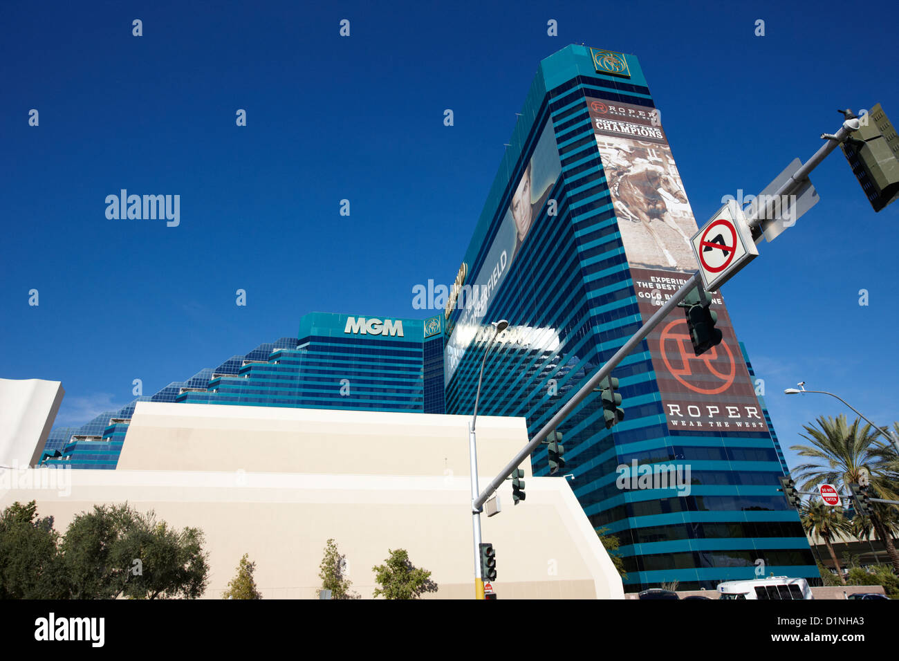 mgm grand resort and casino Las Vegas Nevada USA Stock Photo