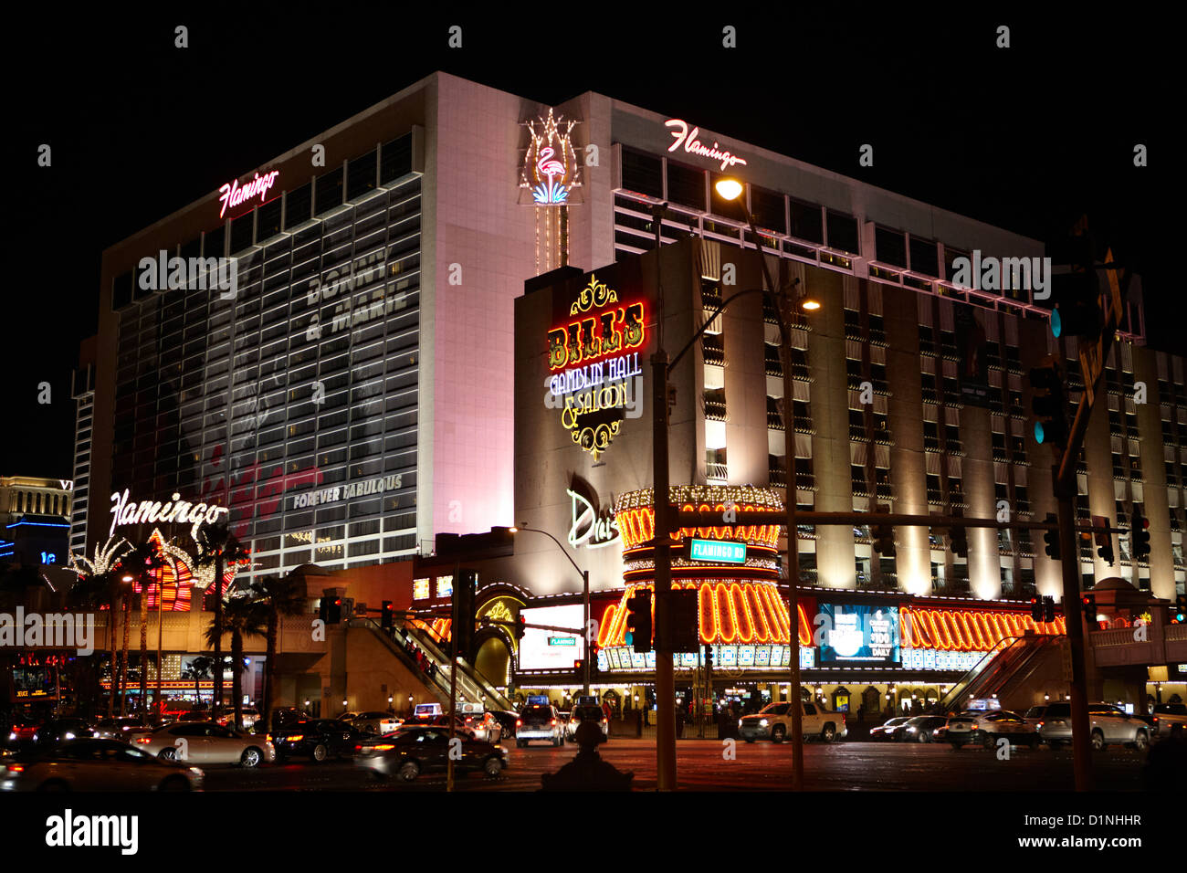 the flamingo hotel and casino Las Vegas Nevada USA Stock Photo