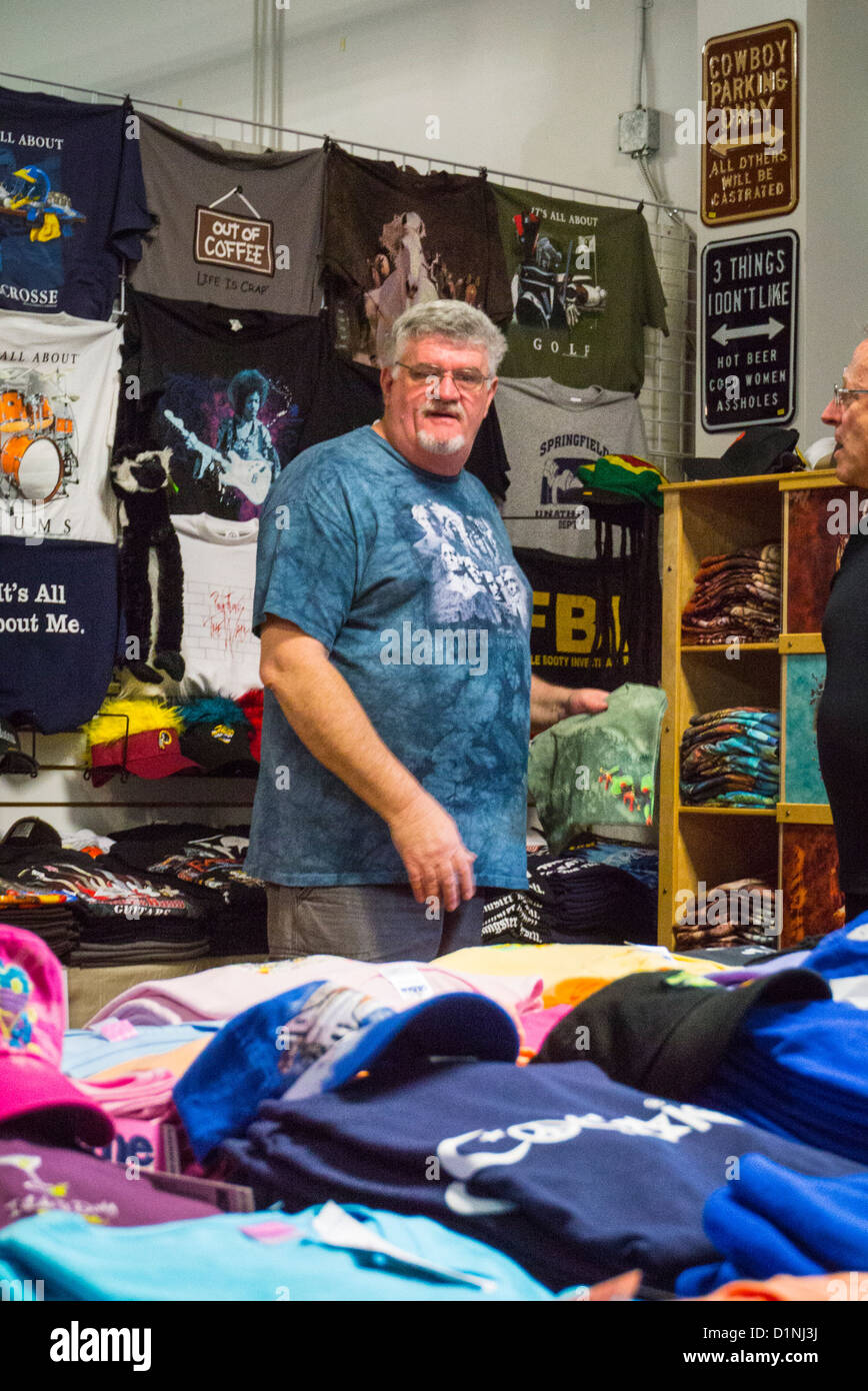 USA Florida Boca Raton Festival Flea Market store stall t