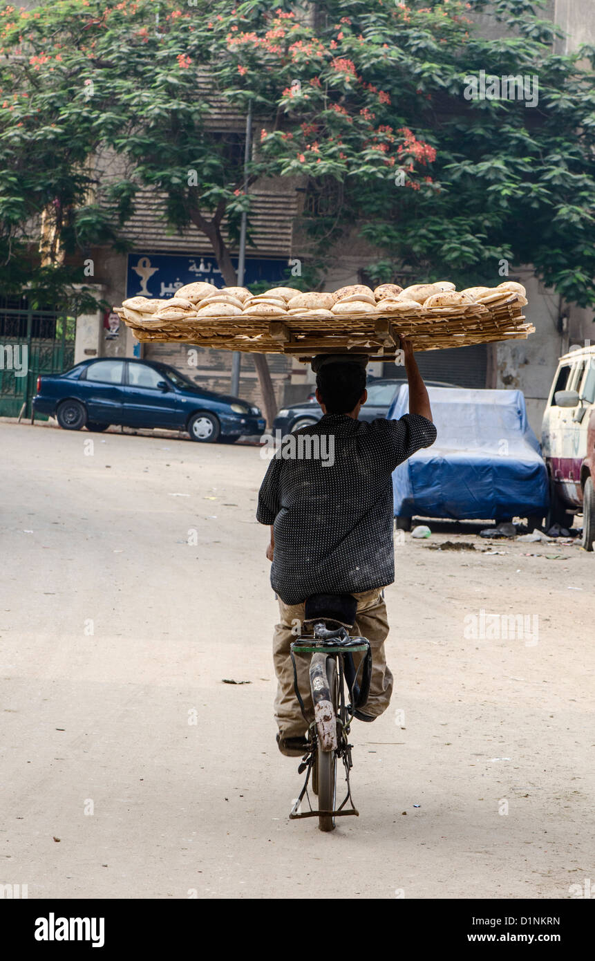 Pita bread delivery Stock Photo - Alamy