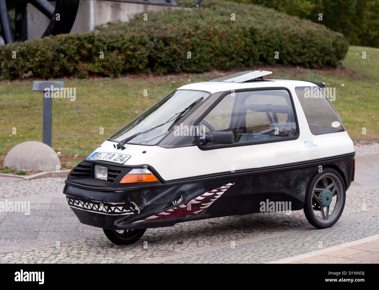 Berlin, Germany, an electric car made by CityEL Stock Photo Alamy