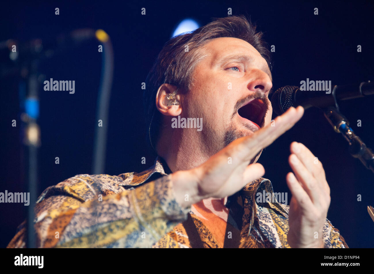 LINCOLN, CA - December 31: Tom E. Politzer with Tower of Power brings in the New Year at Thunder Valley Casino Resort in Lincoln, California on December 31, 2012 Stock Photo