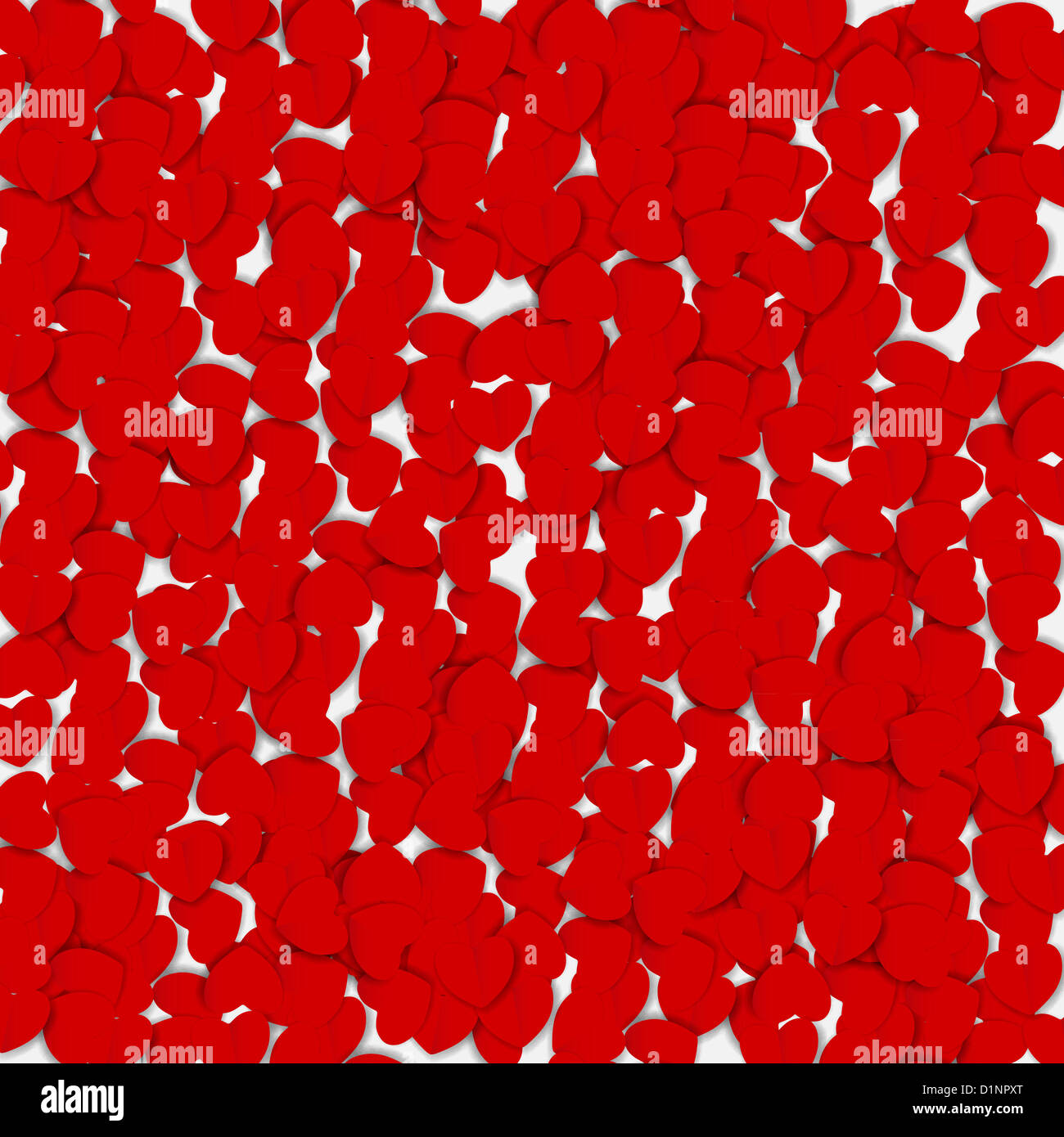 Valentines day paper heart backgroung, vector illustration Stock Photo ...