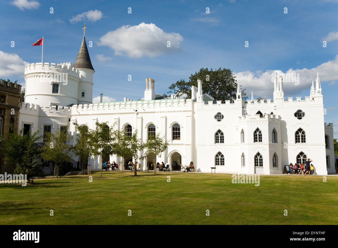 Exterior of Strawberry Hill House, Saint Mary's University, Twickenham