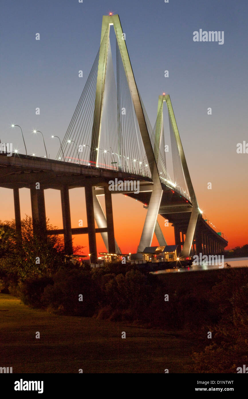 Arthur Ravenel Jr. bridge, connecting Charleston SC to Mt. Pleasant