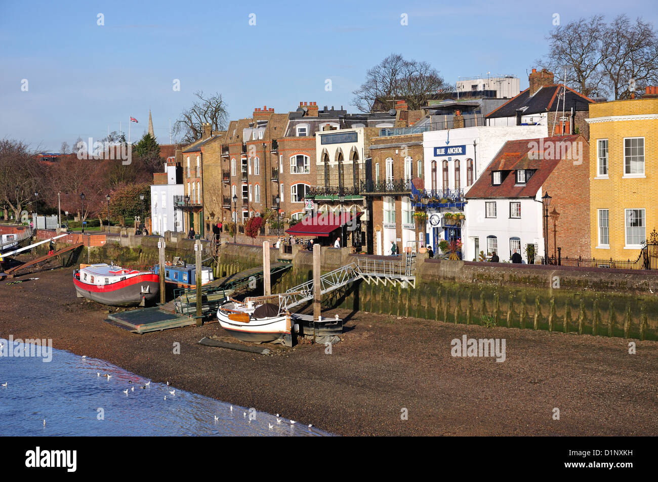 Thames riverside at Hammersmith, London Borough of Hammersmith and