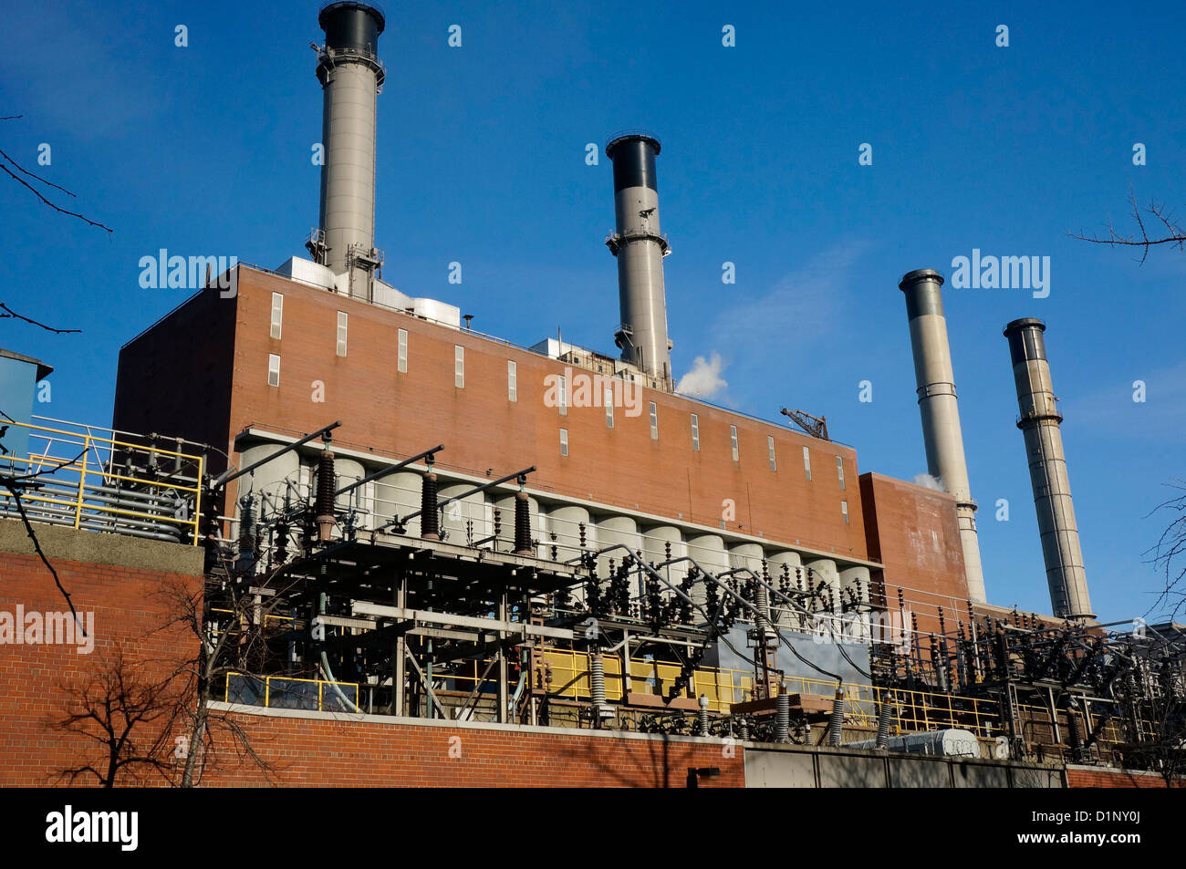 Consolidated Edison Company of New York power plant on the East River