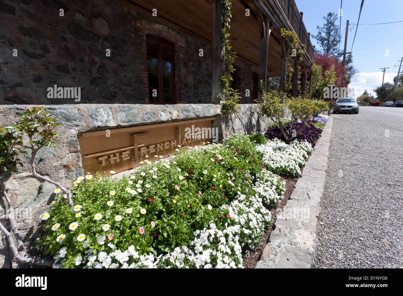 The French Laundry Yountville Stock Photo Alamy