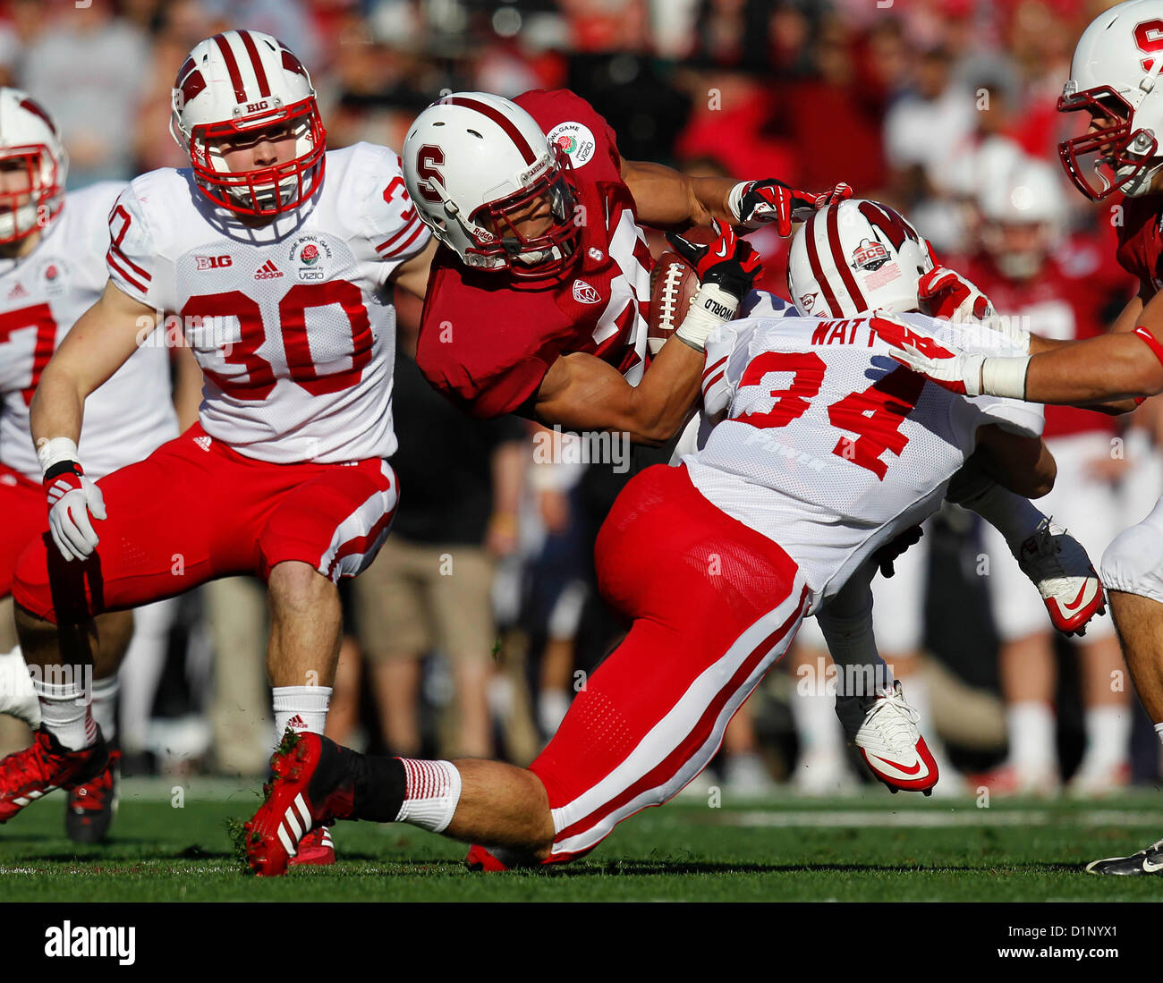 November 15, 2014: Nebraska Cornhuskers running back Ameer Abdullah #8  during the NCAA Football game between the Nebraska Cornhuskers and the  Wisconsin Badgers at Camp Randall Stadium in Madison, WI. Wisconsin defeated