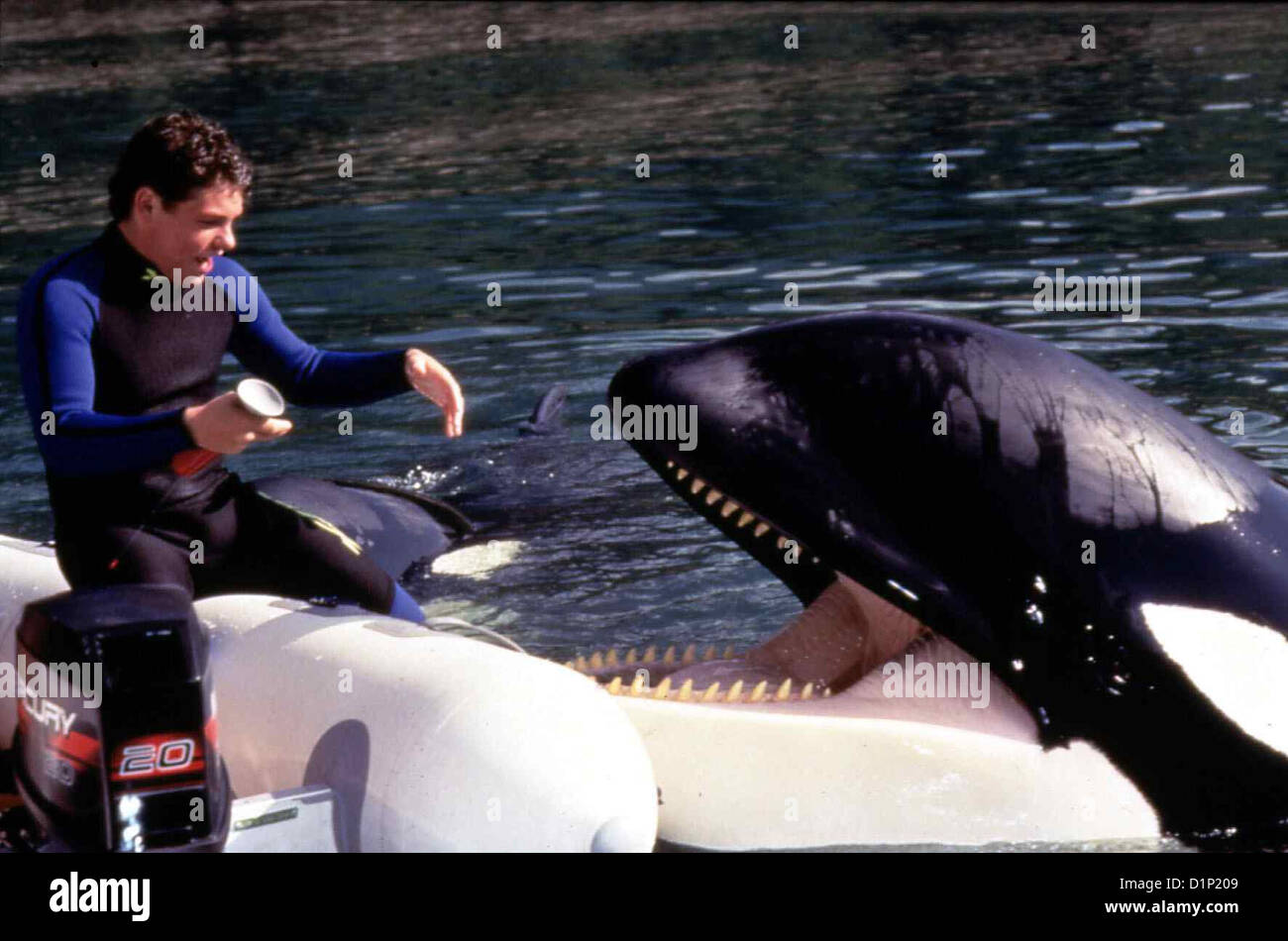 Free Willy 3 - Die Rettung  Free Willy 3: Rescue  Jesse (Jason James Richter) und sein Freund Willy *** Local Caption *** 1997 Stock Photo