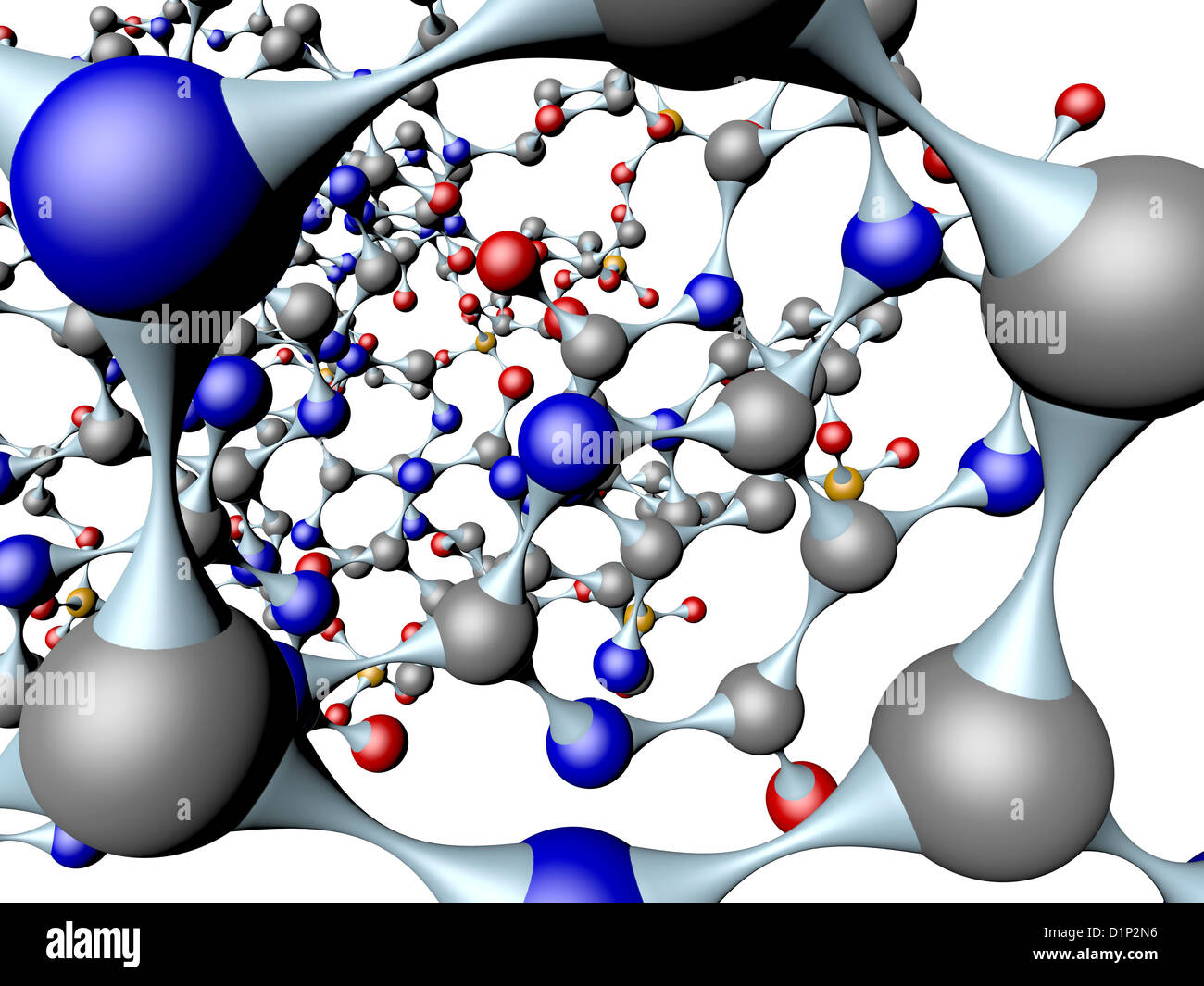 Molecule, artwork Stock Photo