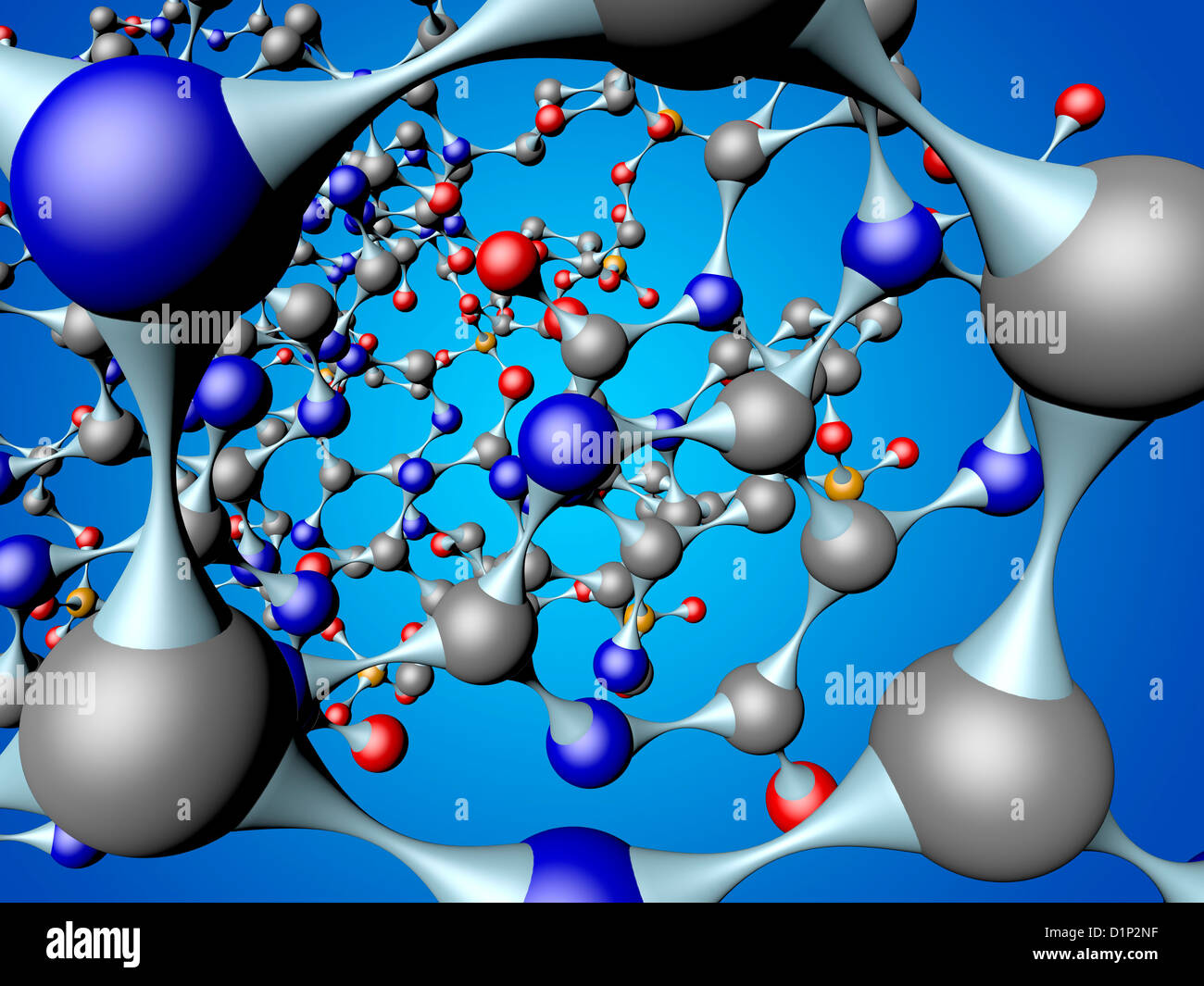 Molecule, artwork Stock Photo