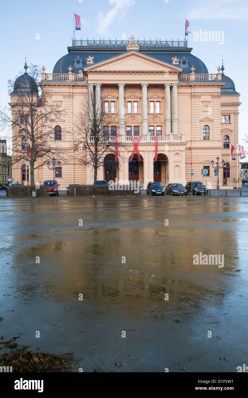 Theater, Schwerin, Mecklenburg Vorpommern, Germany Stock Photo