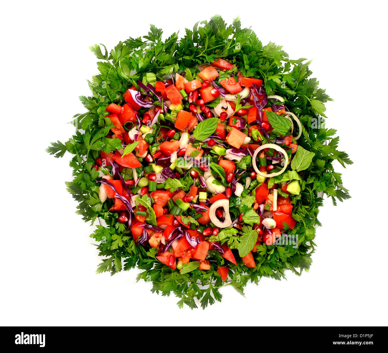 fresh salad to your diet isolated Stock Photo - Alamy