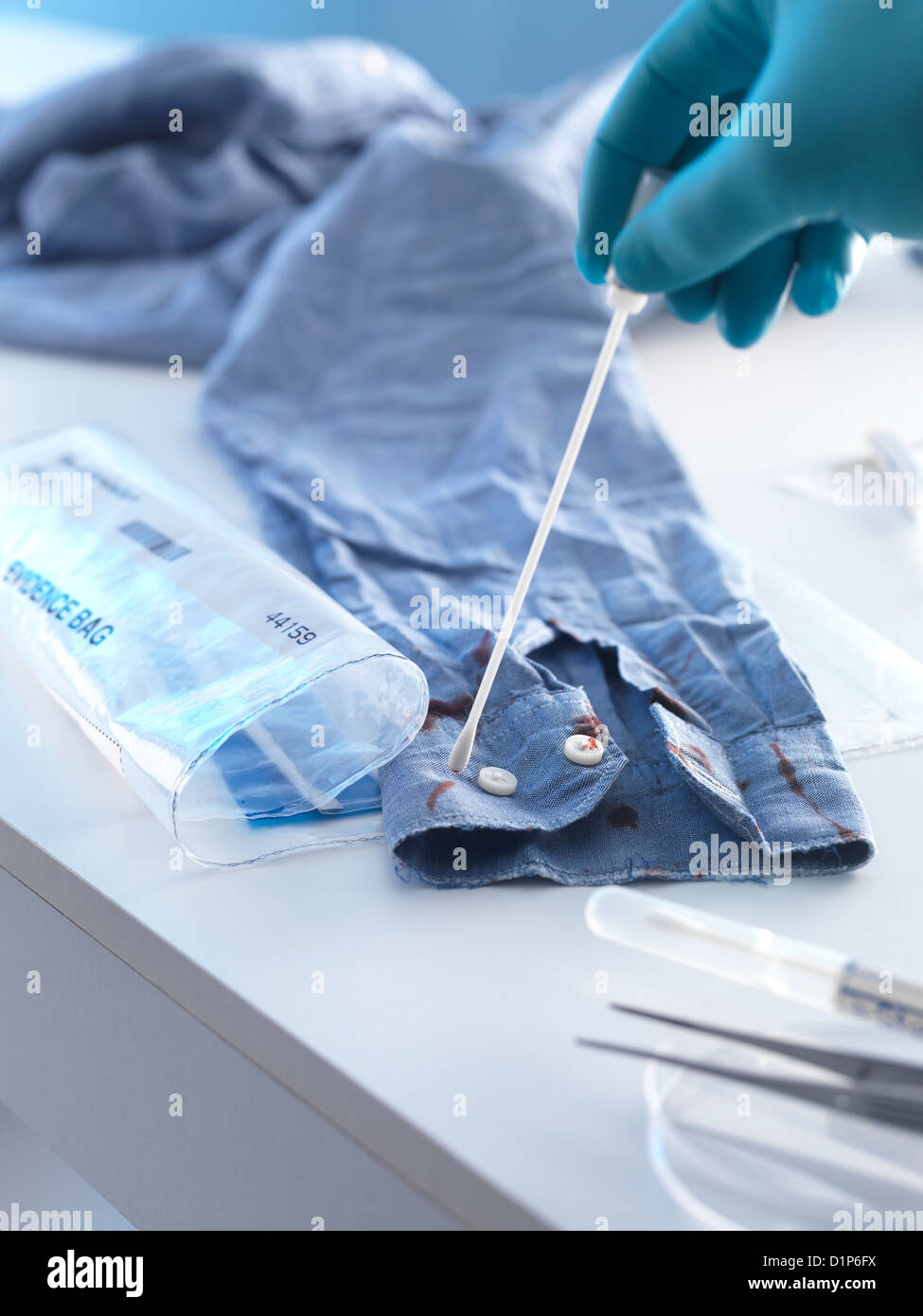 Forensic evidence Stock Photo Alamy