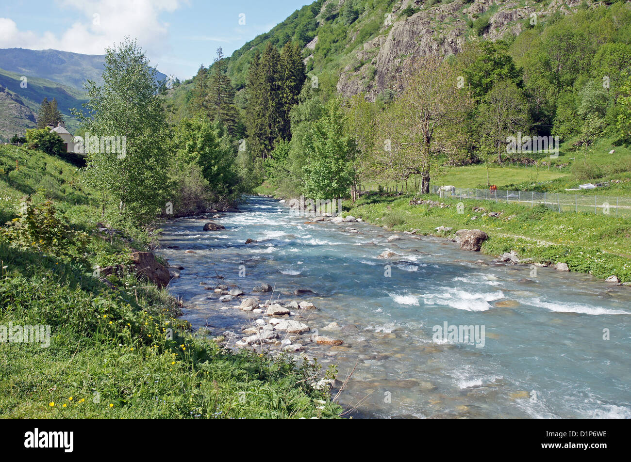 The river Gave de Gavarnie in the French Pyrenees Stock Photo Alamy