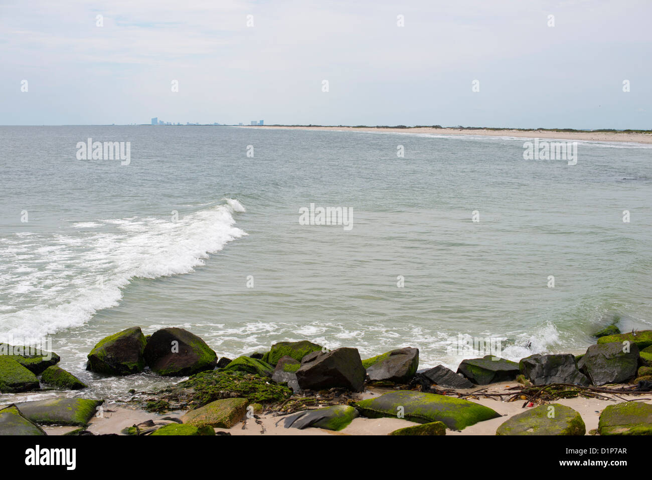 Long Beach Island, New Jersey, United States, USA :the summer before the Superstorm Sandy came through and damaged the coastline Stock Photo
