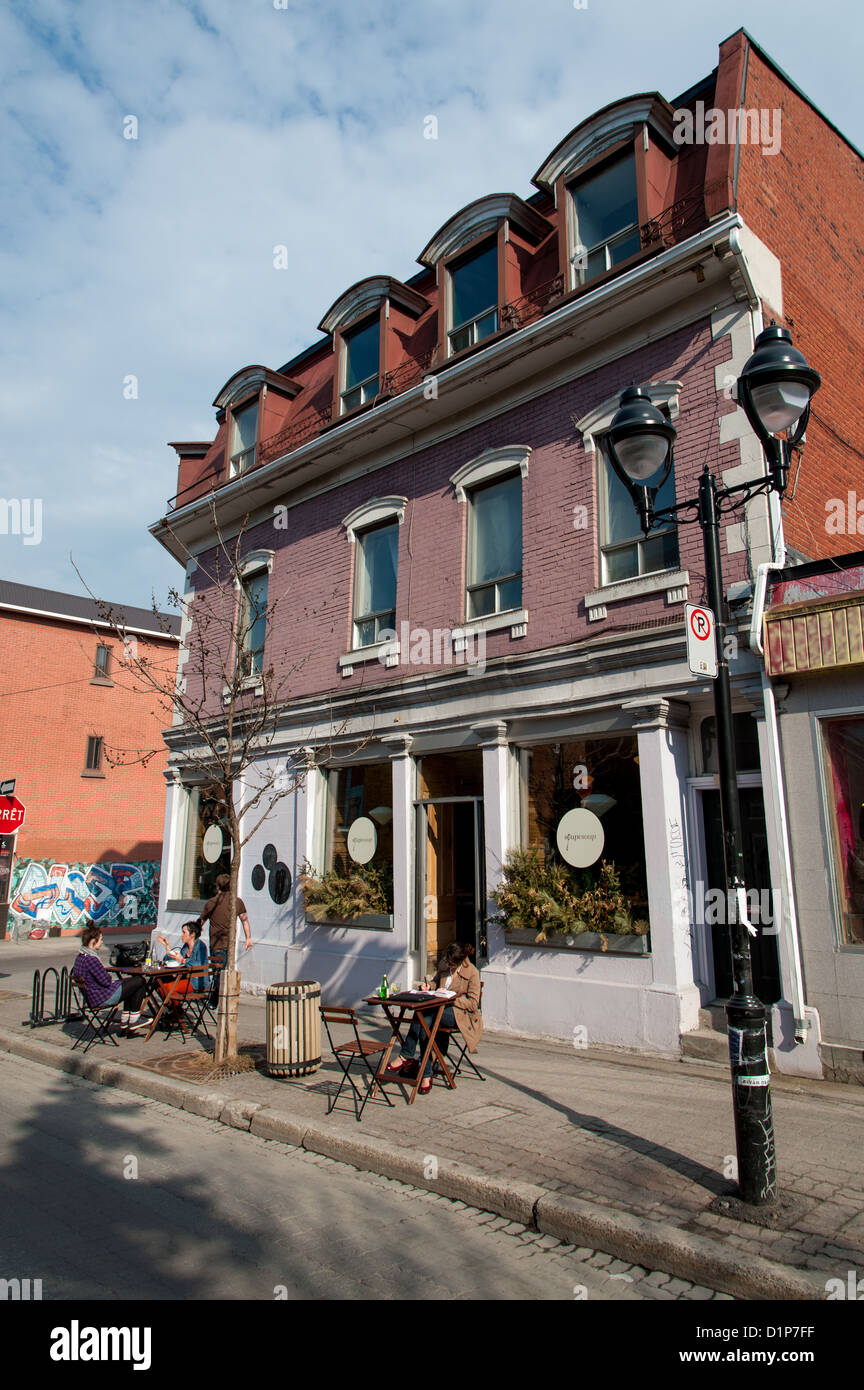 Montreal cafe mile end hires stock photography and images Alamy