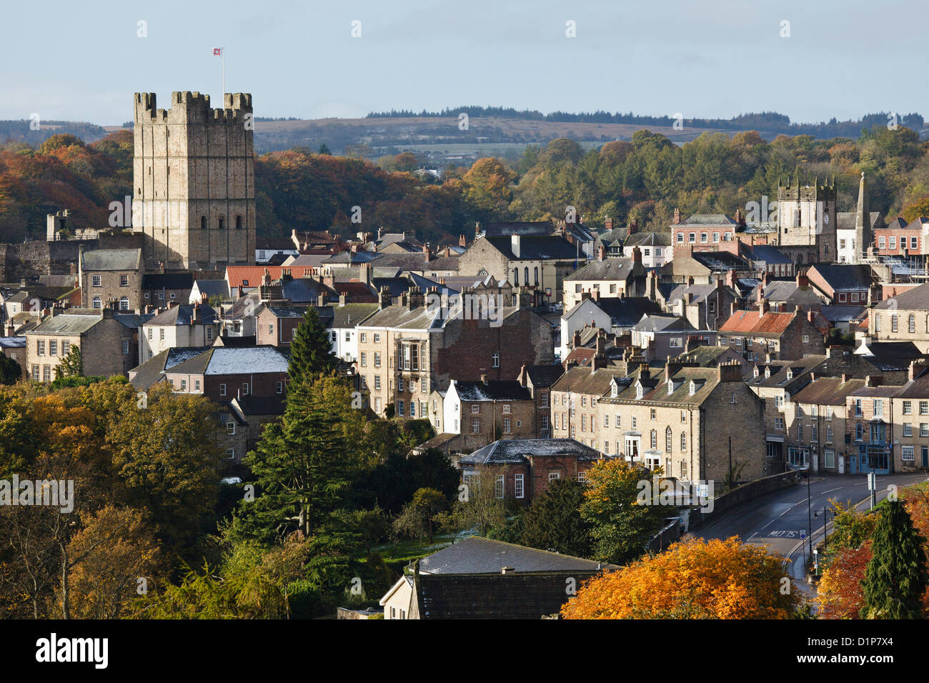 Richmond, North Yorkshire, England Stock Photo - Alamy