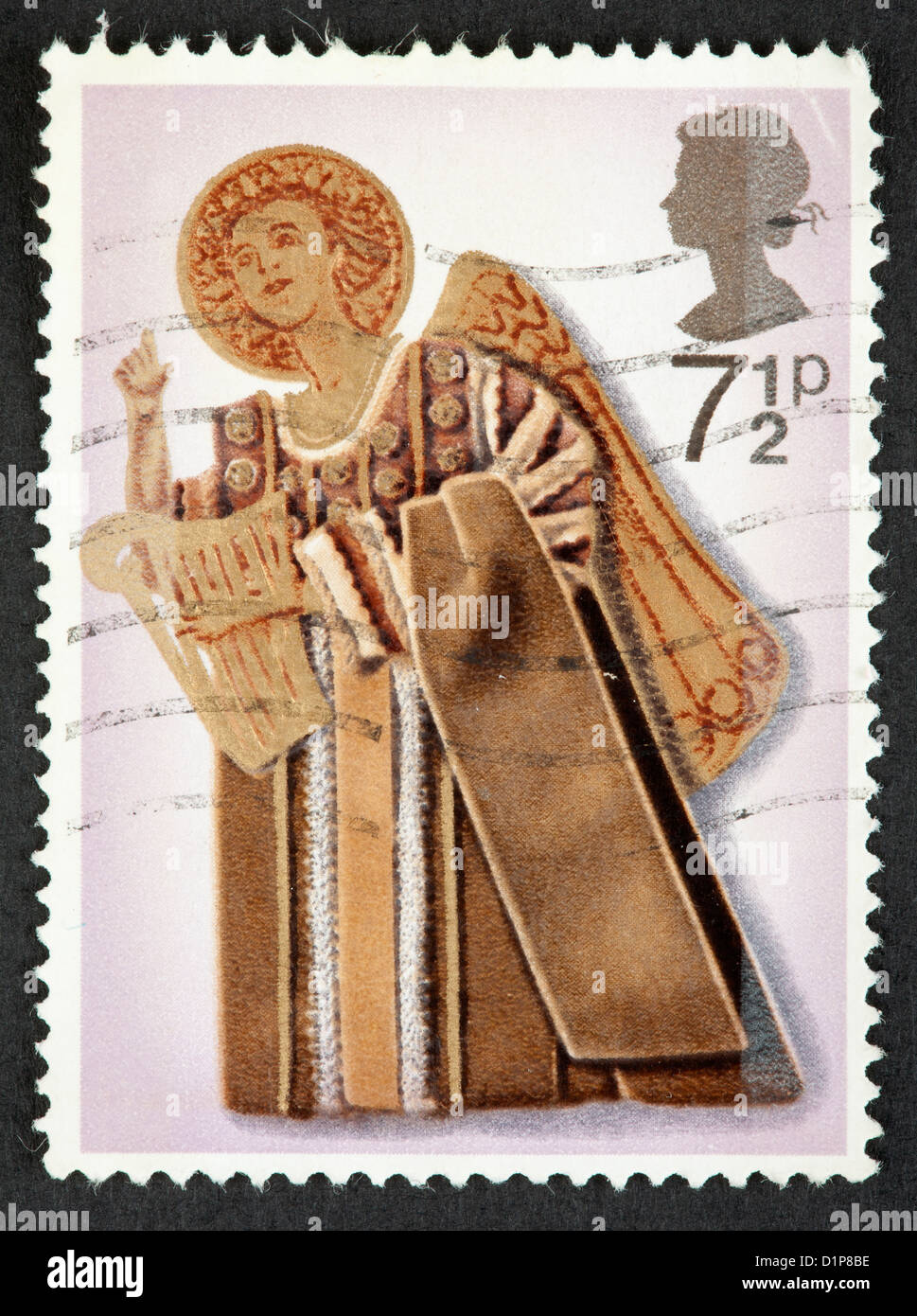 British postage stamp Stock Photo