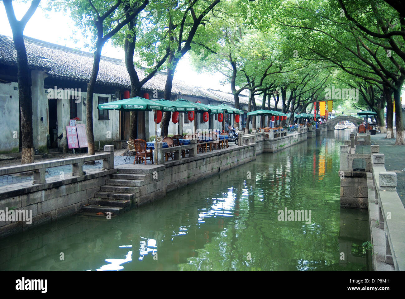 China Town - Tongli Water Village Stock Photo