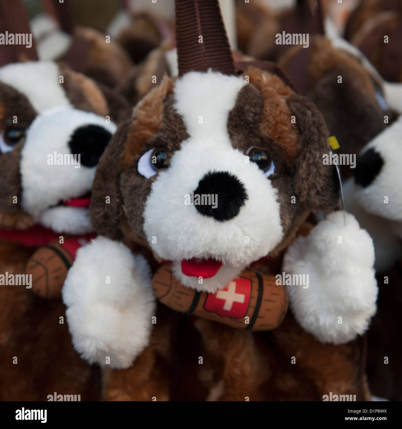 Souvenir soft toys, Zermatt, Valais Canton, Switzerland Stock Photo Alamy