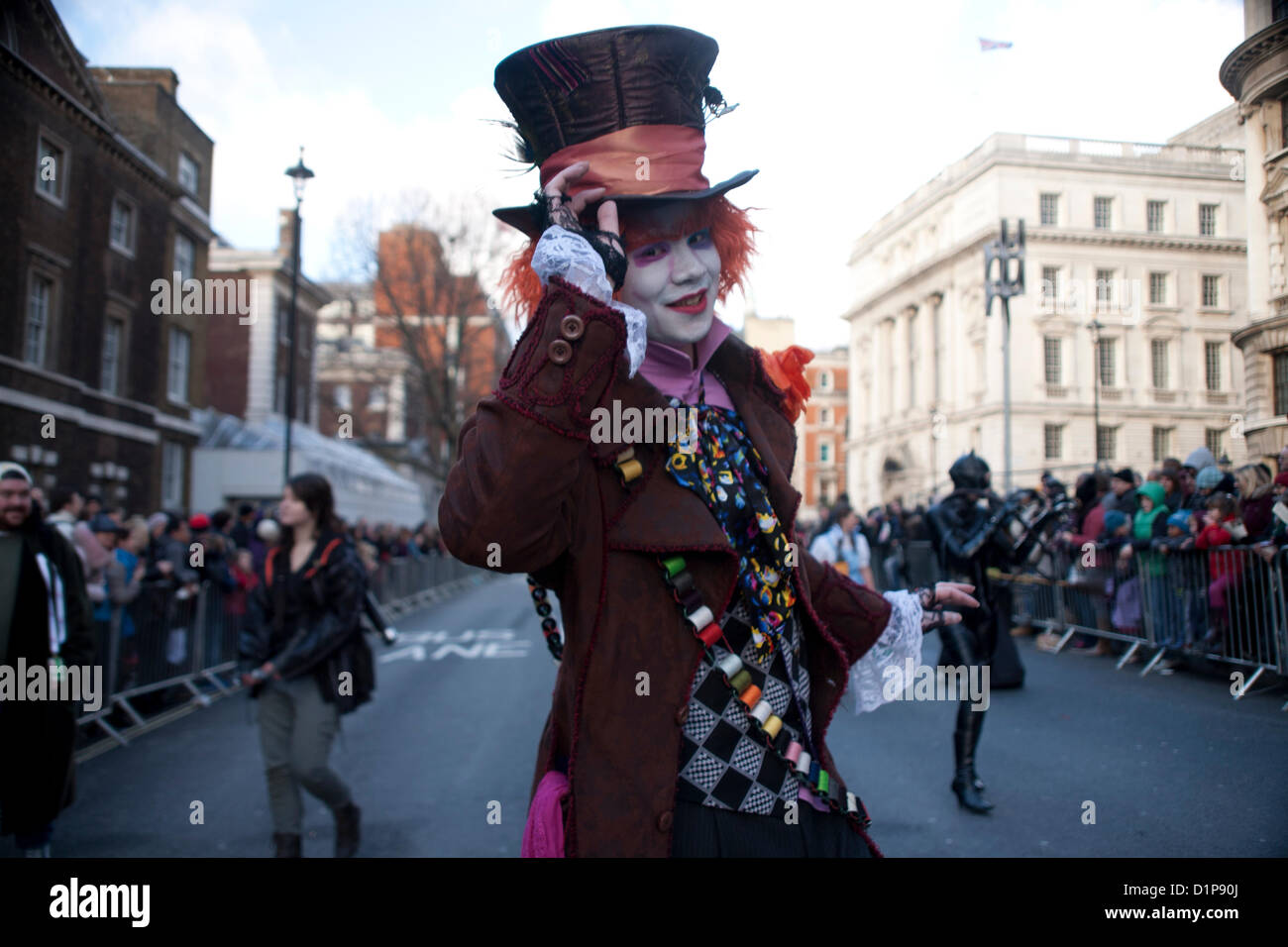London's New Year's Day Parade 2013 on Tuesday 1st January, Whitehall, Westminster, London, England, United Kingdom Stock Photo