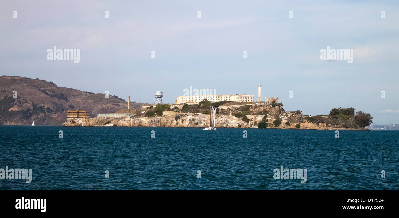 Alcatraz jail in San Francisco bay Stock Photo Alamy