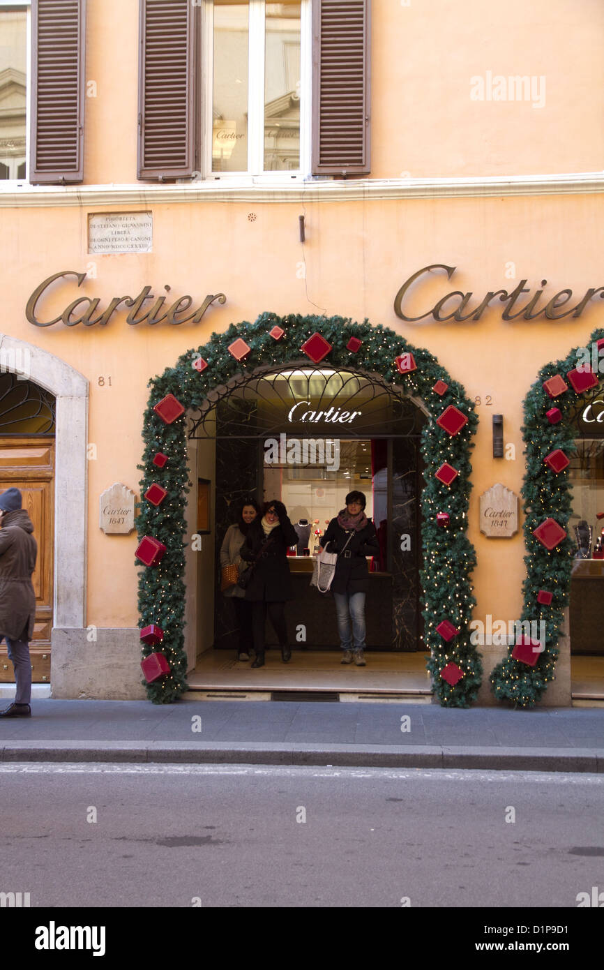 cartier store rome italy