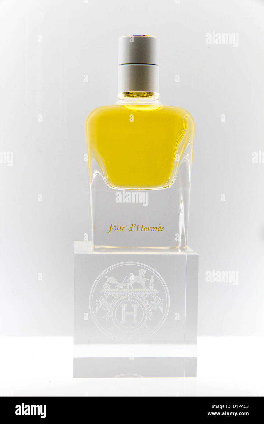 Hermès perfume bottle displayed Stock Photo Alamy