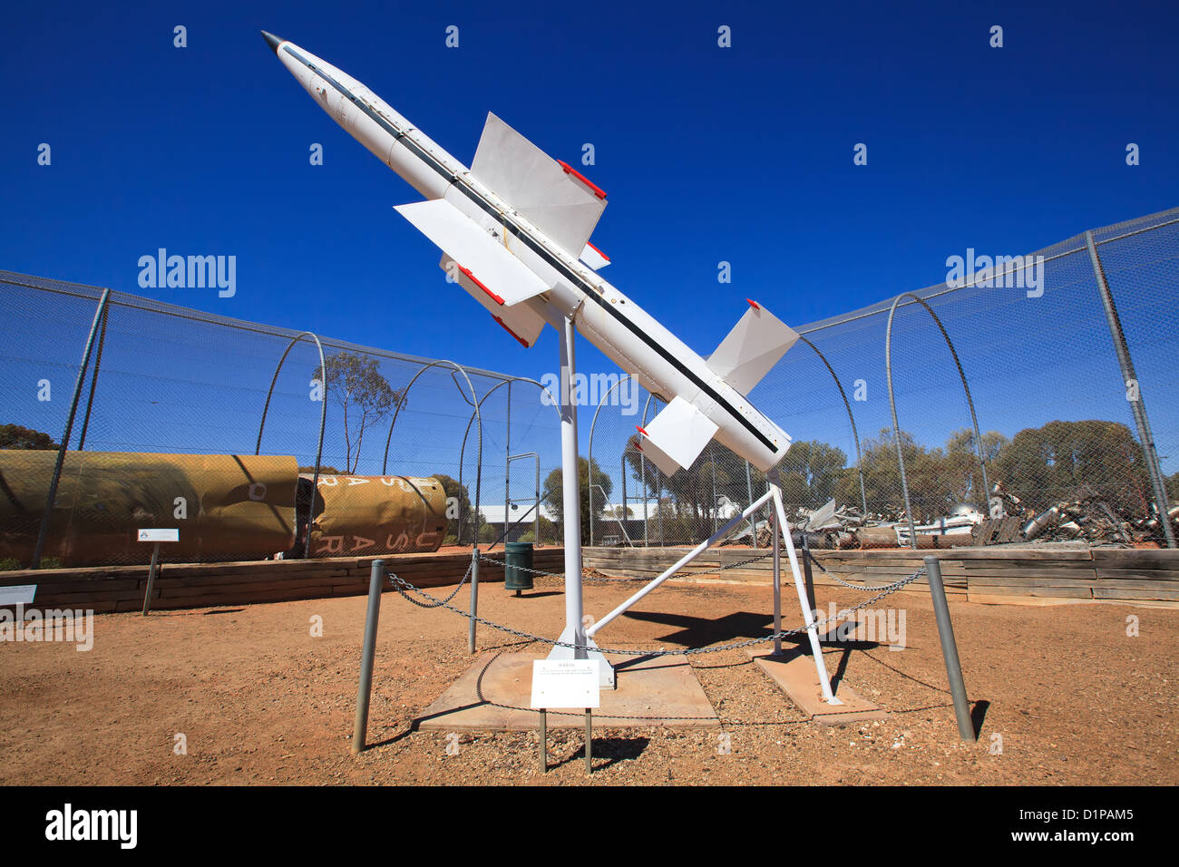Rocket Park Woomera South Australia Stock Photo Alamy