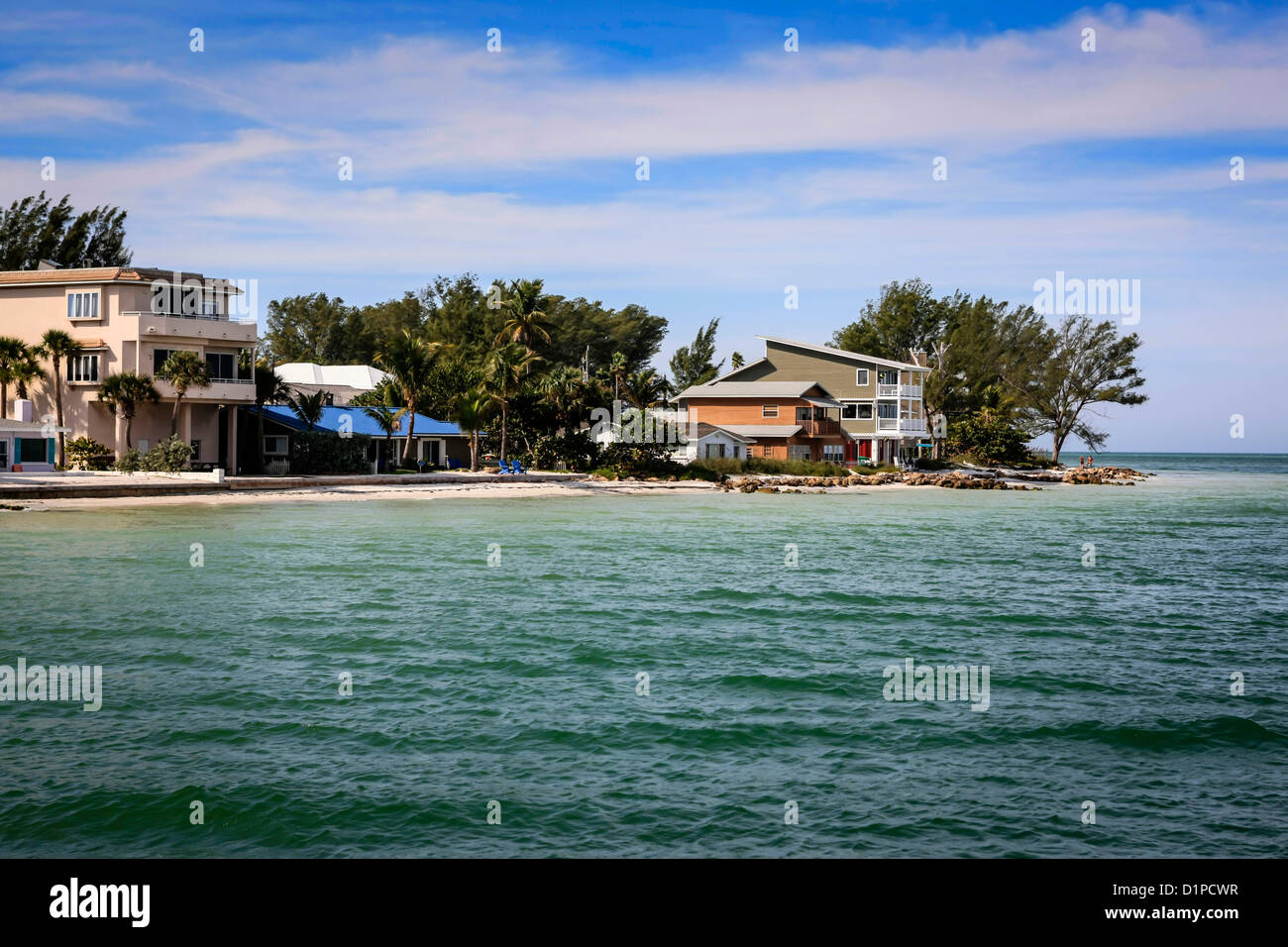 Waterfront Property on the exclusive Anna Maria island Florida Stock Photo Alamy