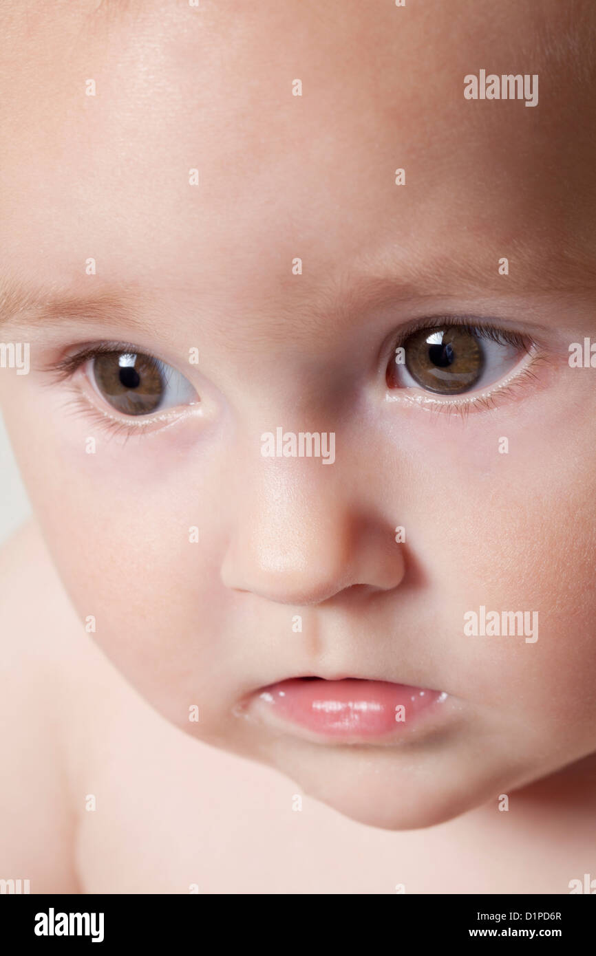 portrait of a baby girl Stock Photo - Alamy