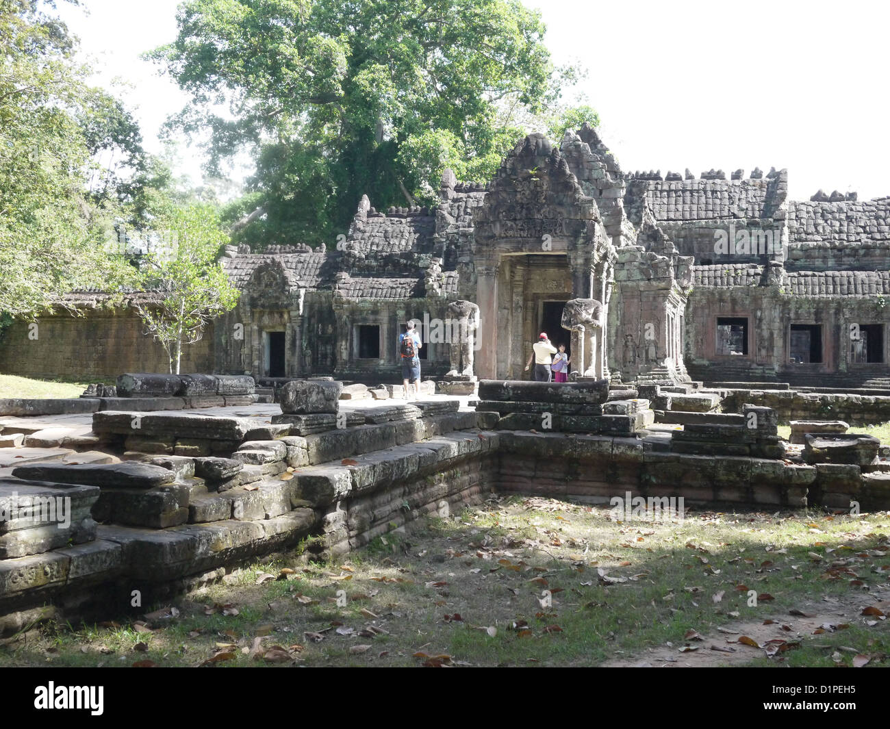 Prasat Banteay Kdei temple entrance Cambodia Stock Photo