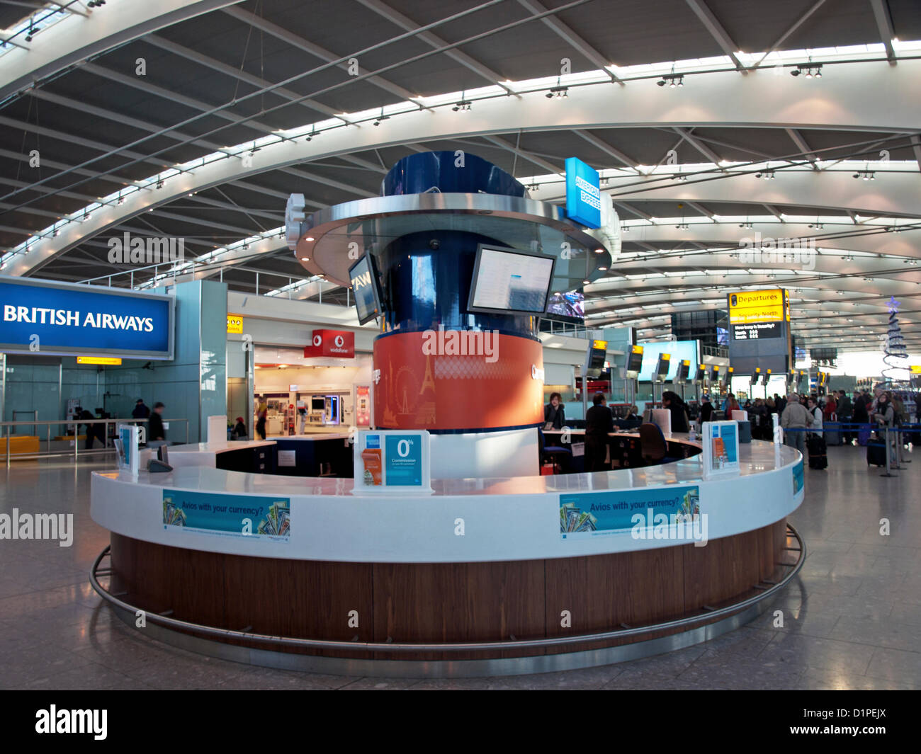 Heathrow Airport Terminal 5, Hillingdon, London, England, United Kingdom Stock Photo