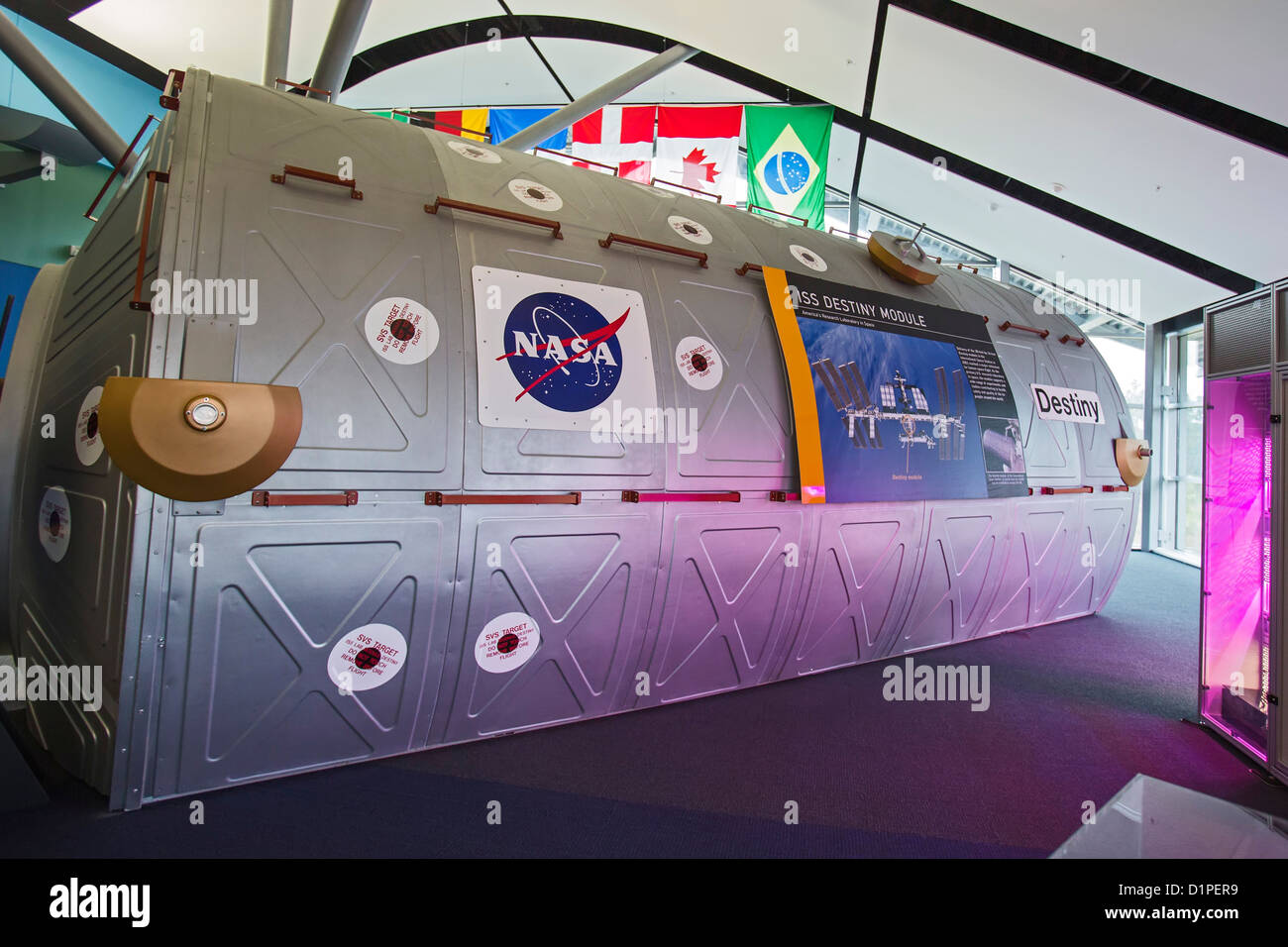 NASA's Infinity Science Center, Near the Stennis Space Center Stock Photo
