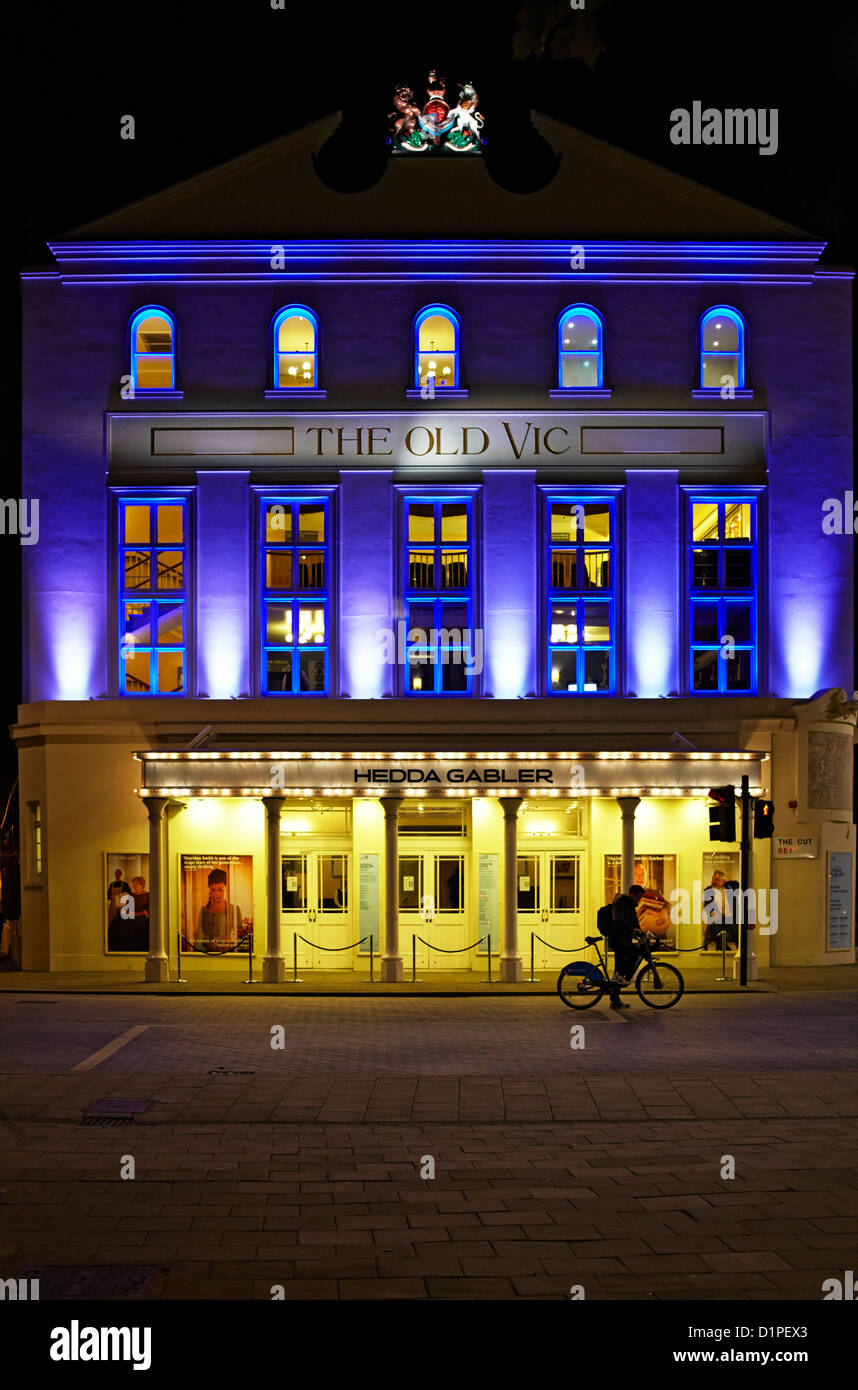 The Old Vic theatre in The Cut, south London Stock Photo