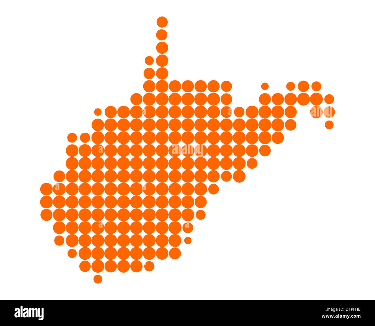 map-of-west-virginia-stock-photo-alamy