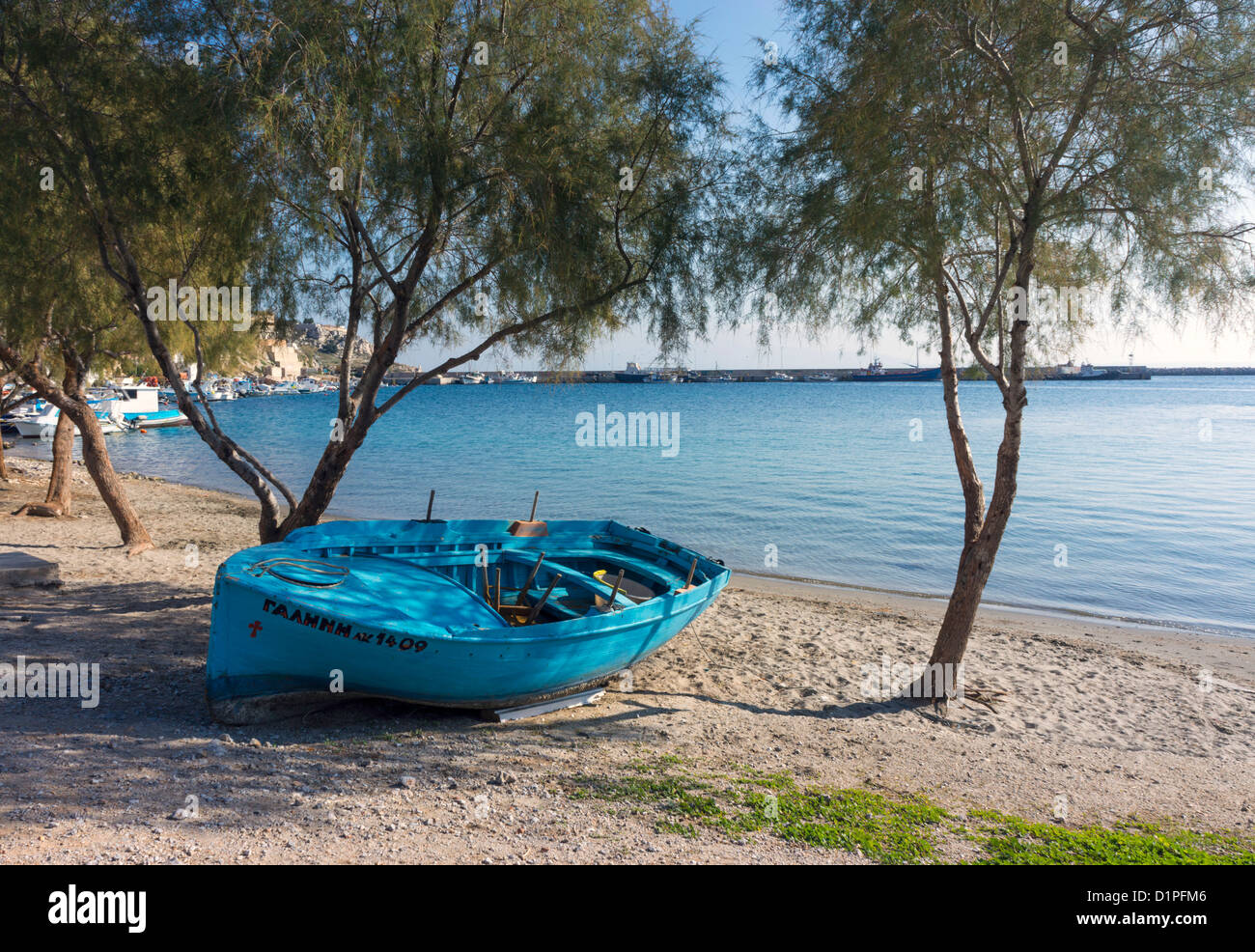 Wooden rowing boat on beach hi-res stock photography and images - Alamy