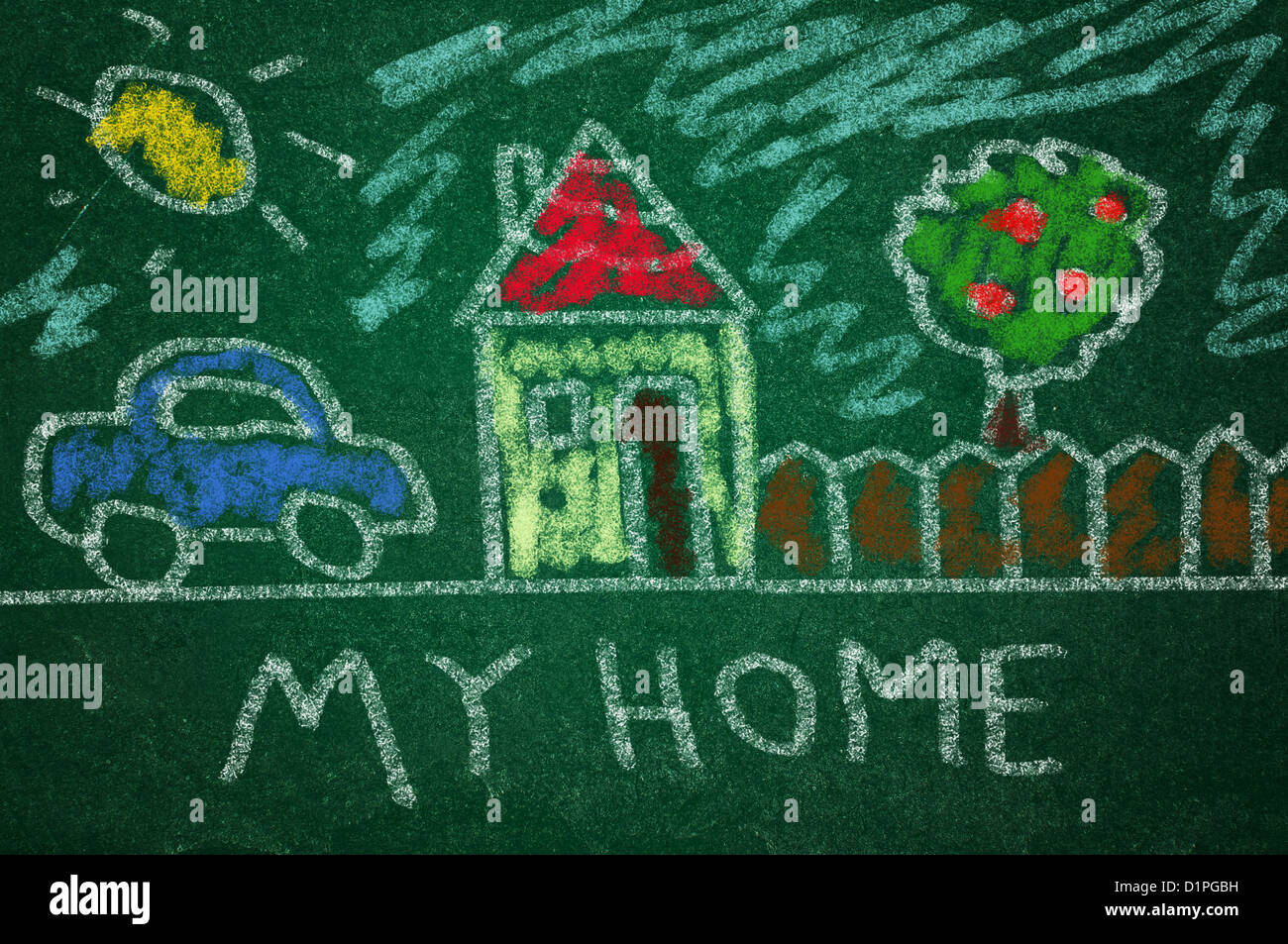 Green Chalkboard Paint Car