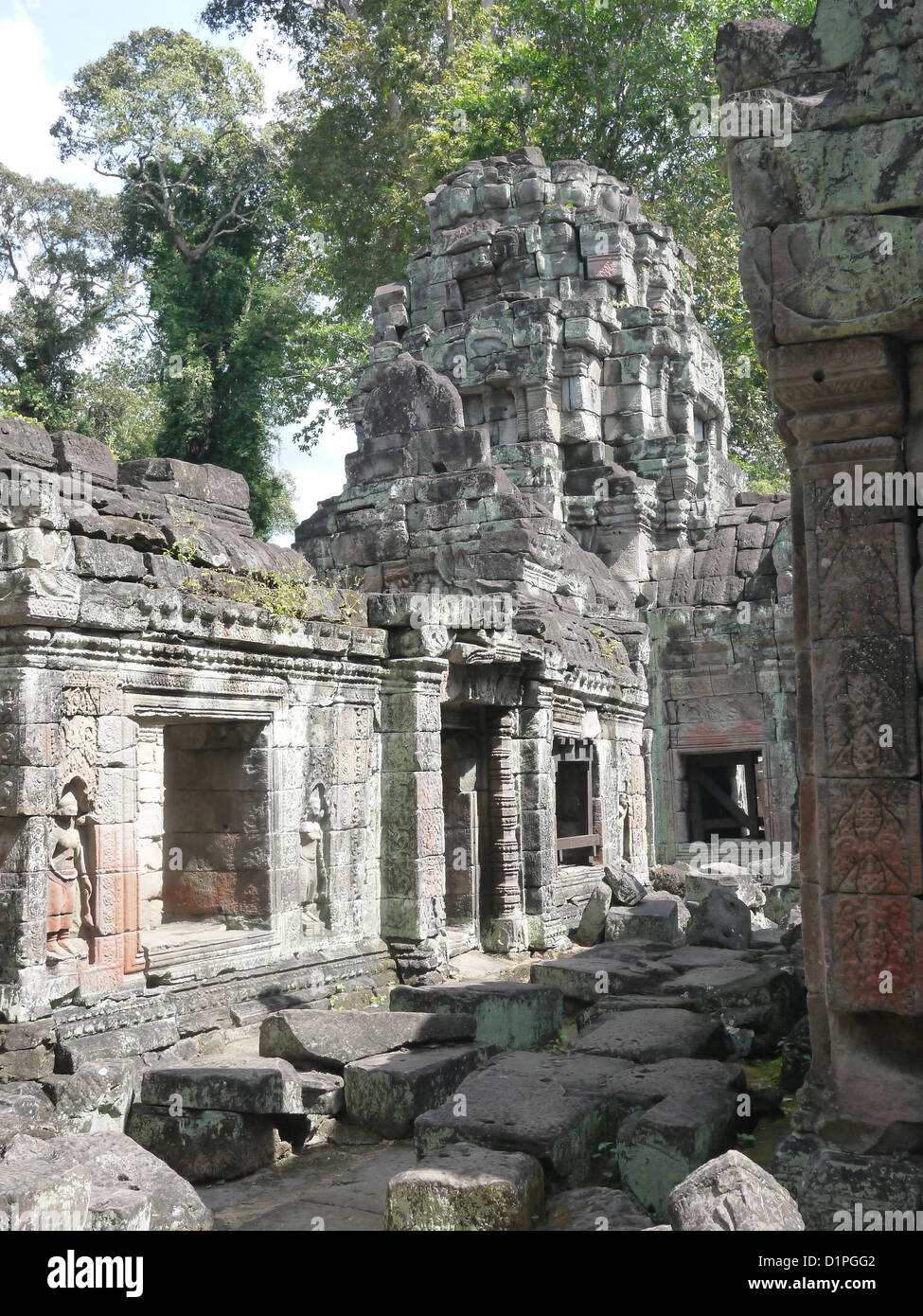 Banteay Kdei complex Stock Photo