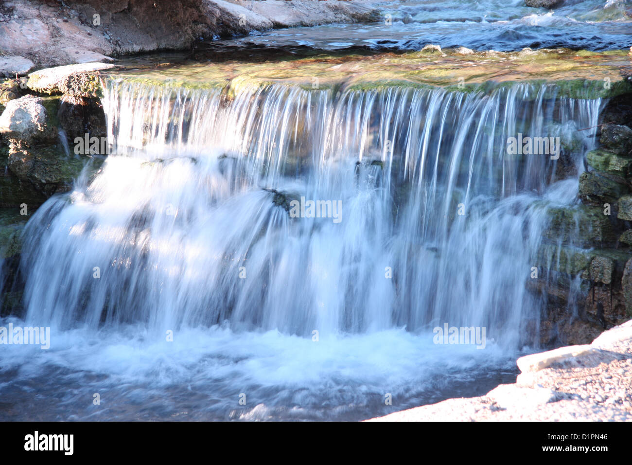 Waterfall With Slow Shutter Speed Stock Photo Alamy