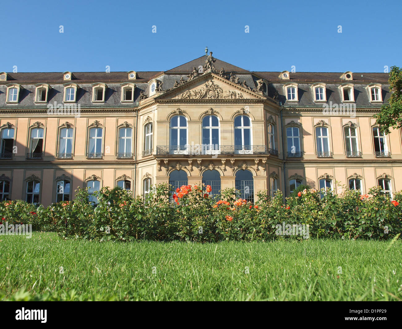 Neues Schloss (New Castle) Stuttgart Germany Stock Photo