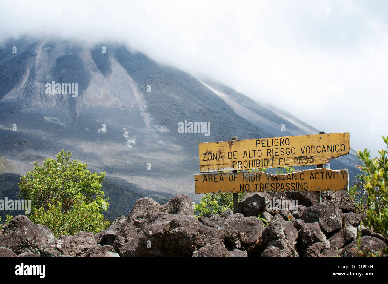 Arenal Volcano, Arenal Volcano National Park, La Fortuna, Alajuela, Costa Rica Stock Photo